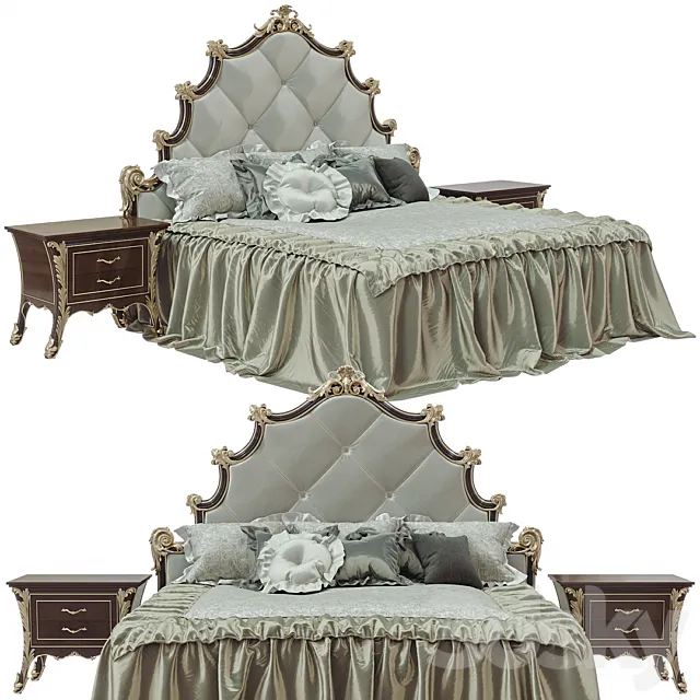 Furniture – Bed 3D Models – 0389