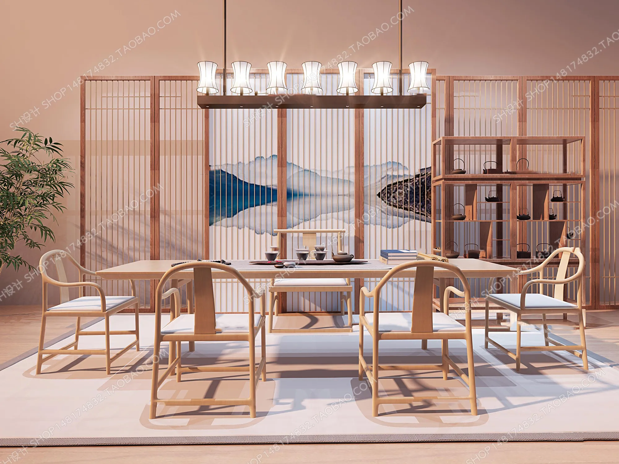 Tea Coffee Table – 3D Models – 1112