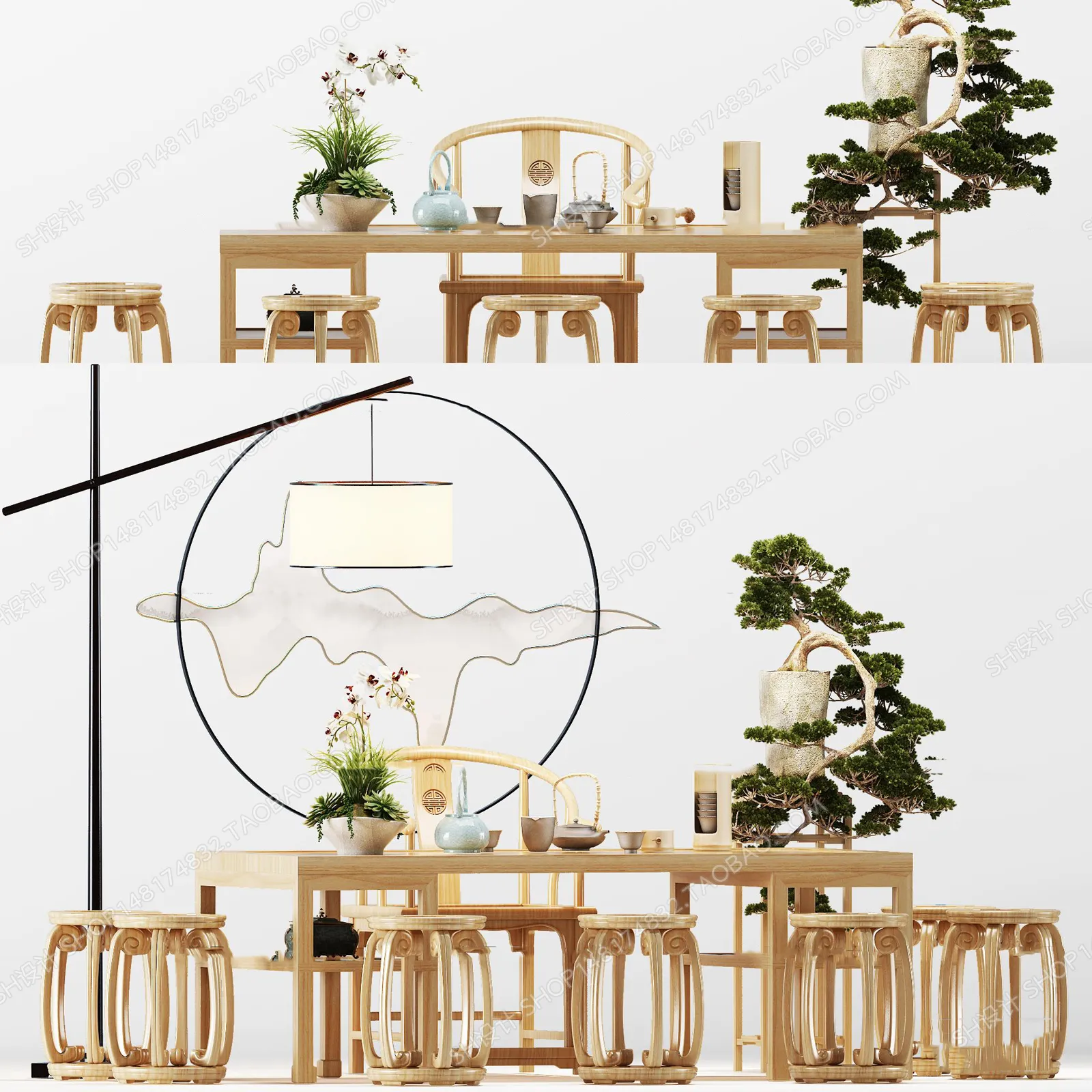 Tea Coffee Table – 3D Models – 1130