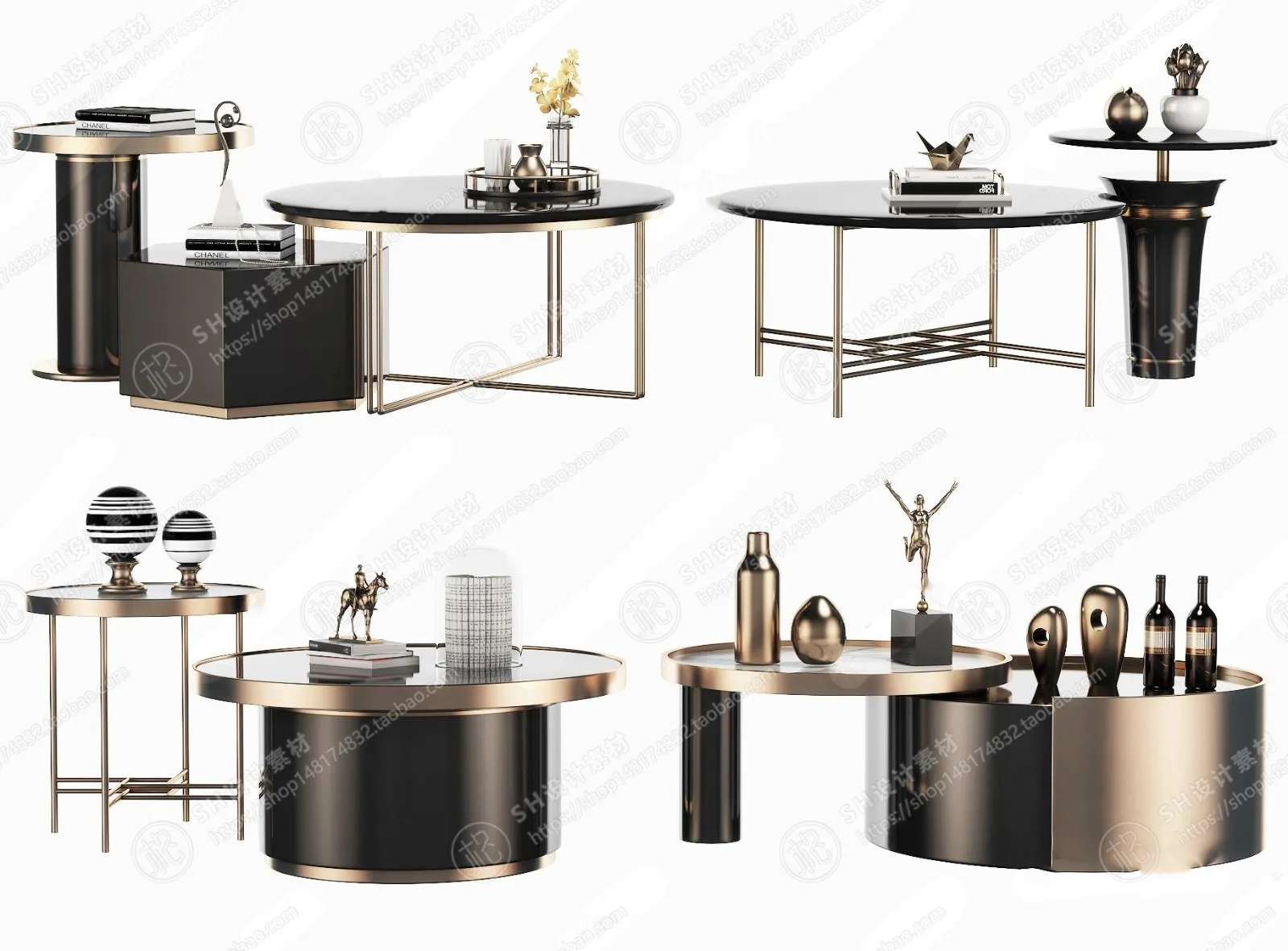 Tea Coffee Table – 3D Models – 1149