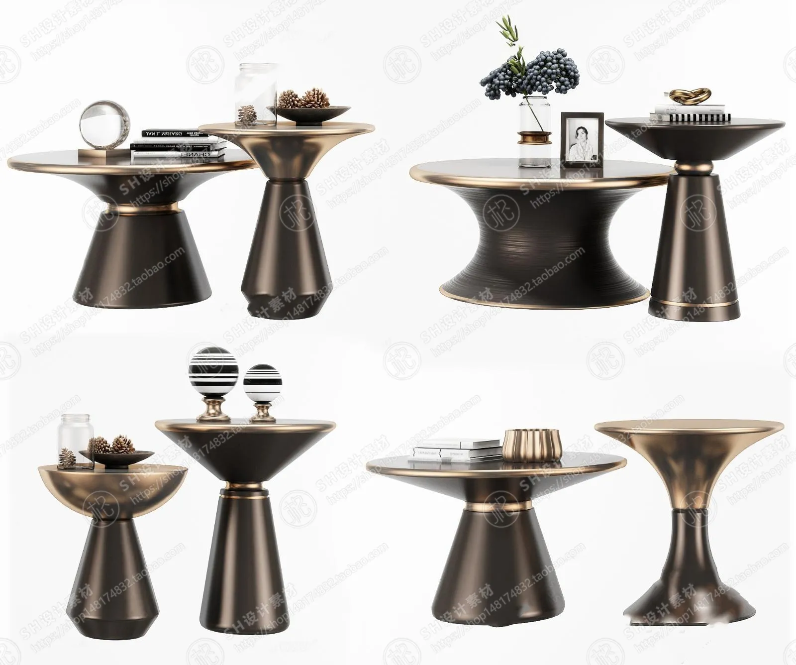Tea Coffee Table – 3D Models – 1150