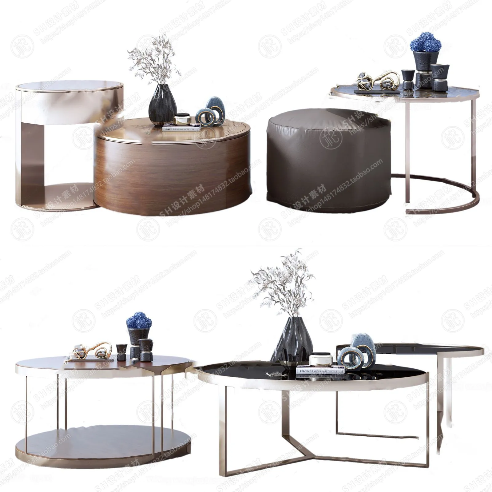 Tea Coffee Table – 3D Models – 1165