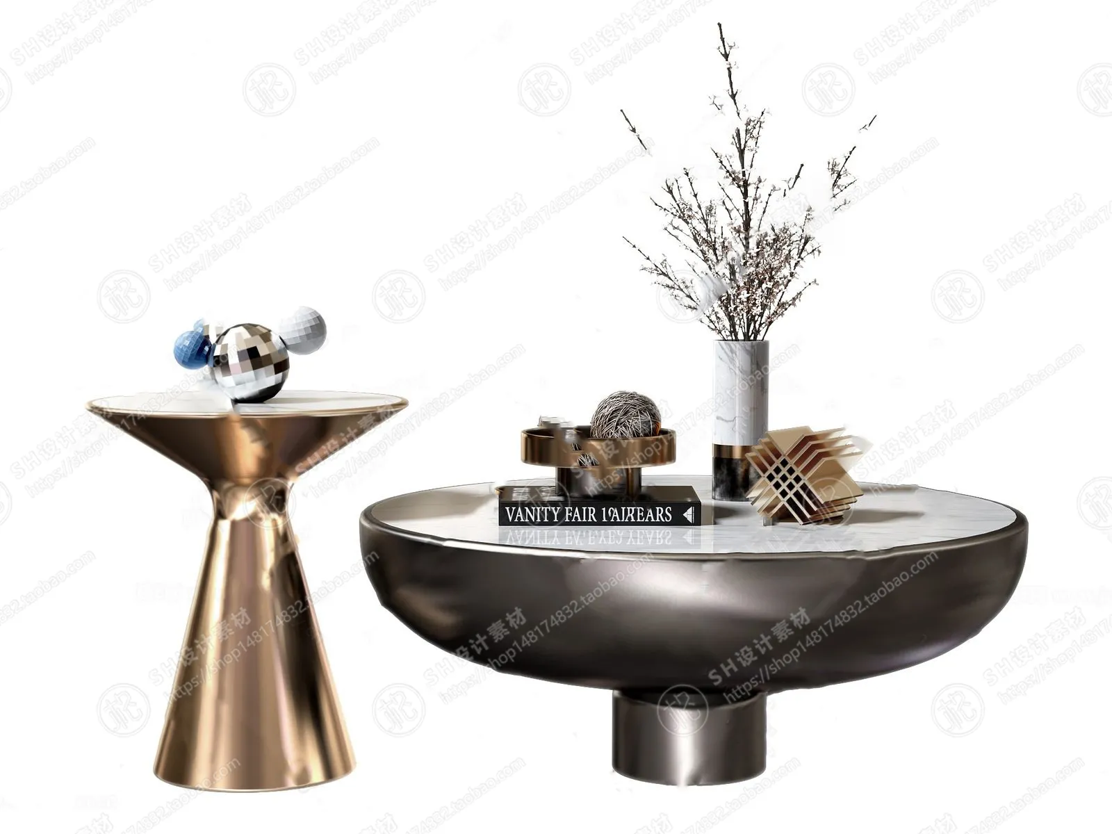 Tea Coffee Table – 3D Models – 1185