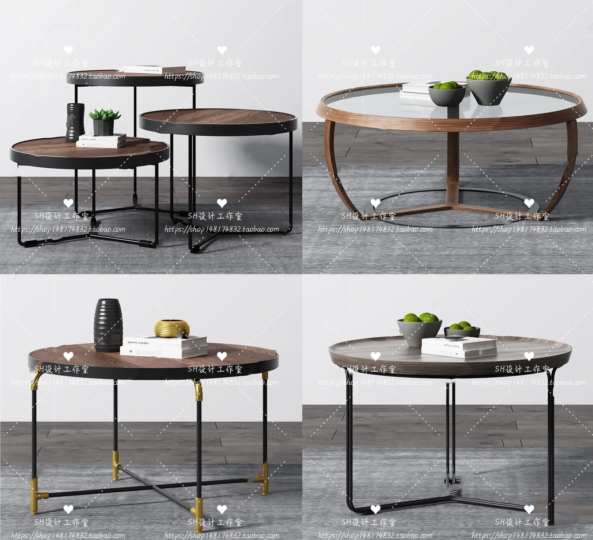 Tea Coffee Table – 3D Models – 1223