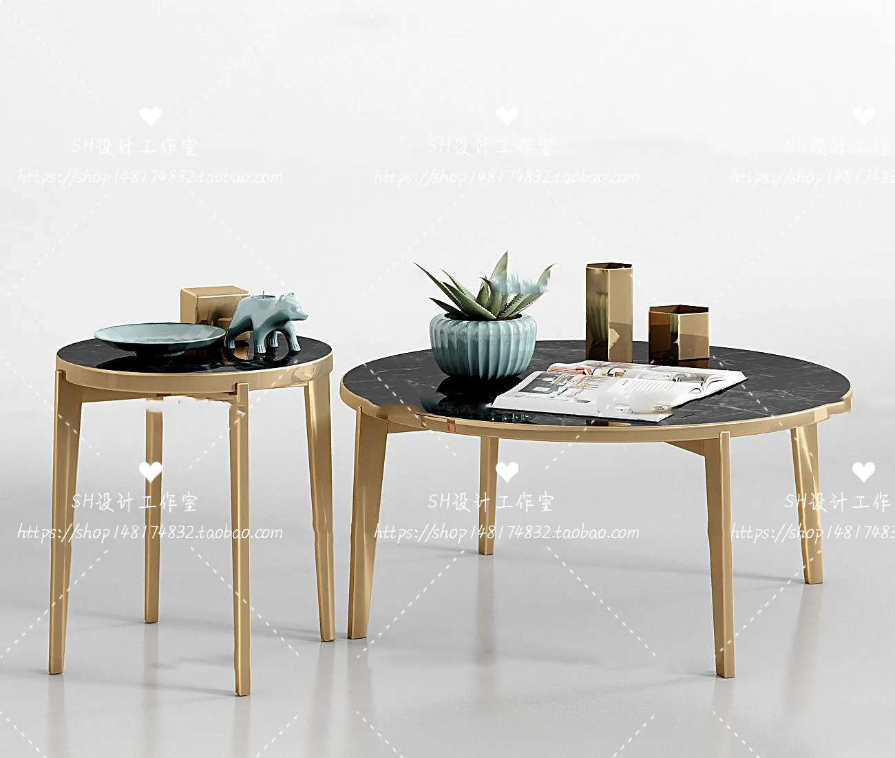 Tea Coffee Table – 3D Models – 1258