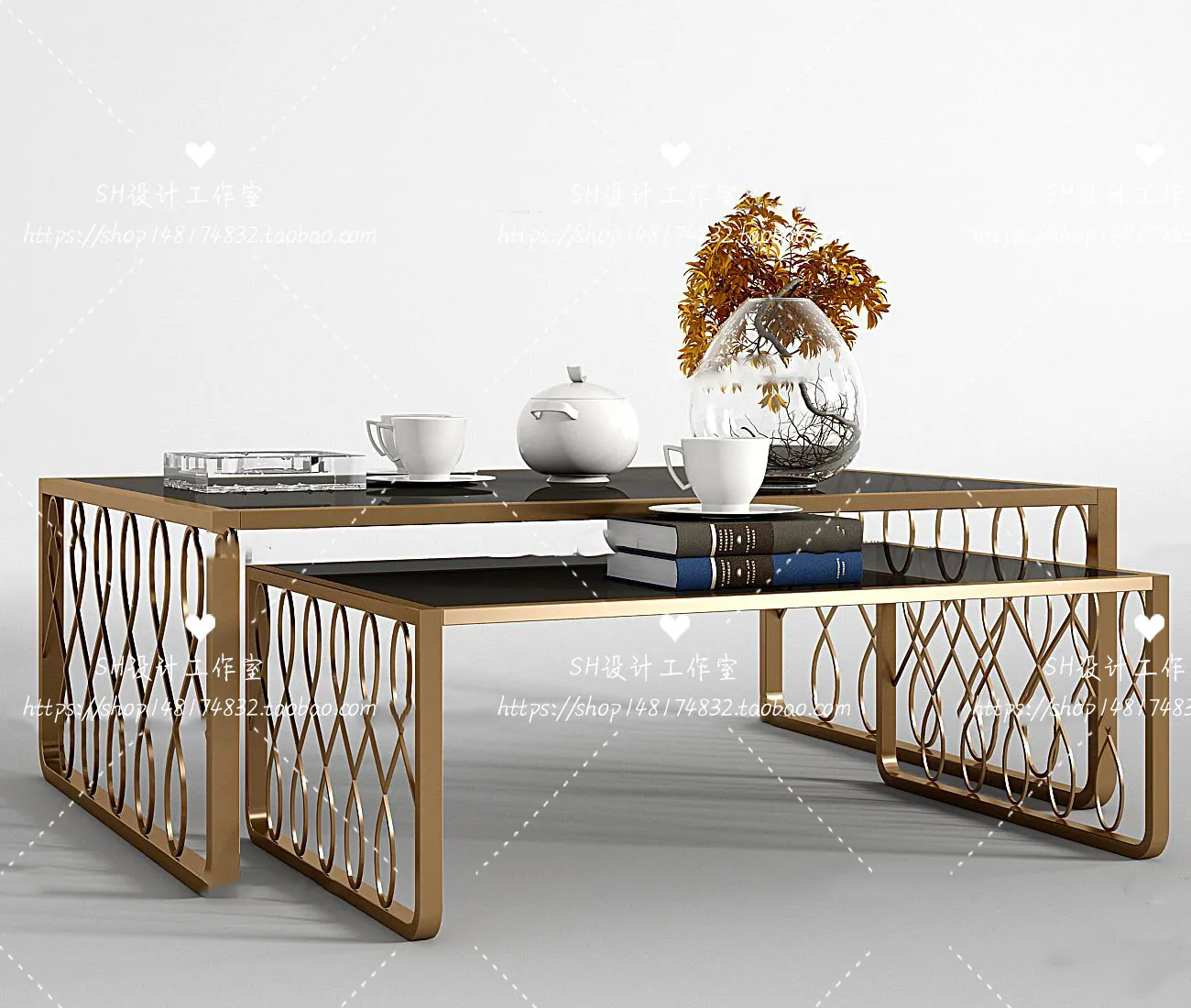 Tea Coffee Table – 3D Models – 1271