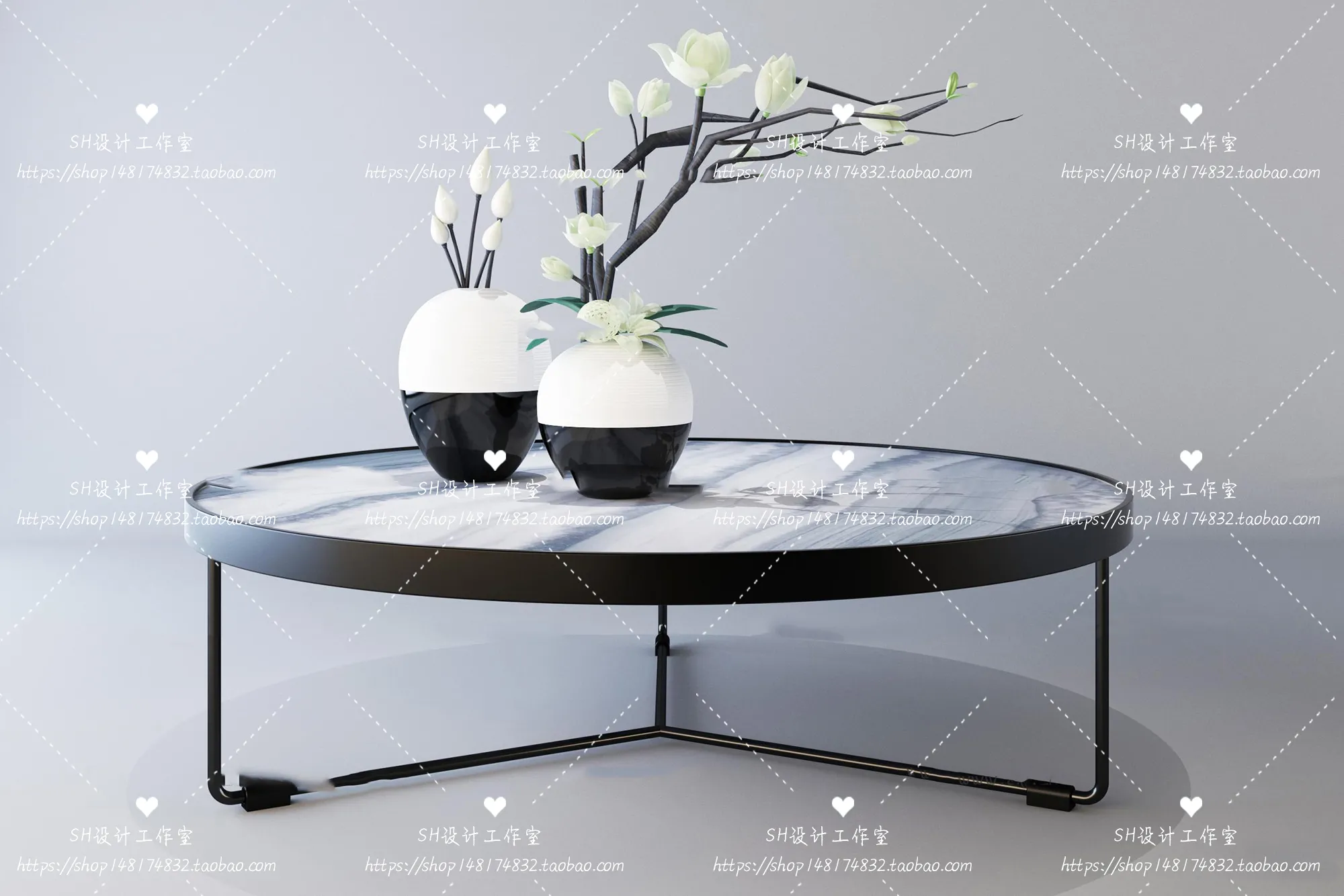 Tea Coffee Table – 3D Models – 1279