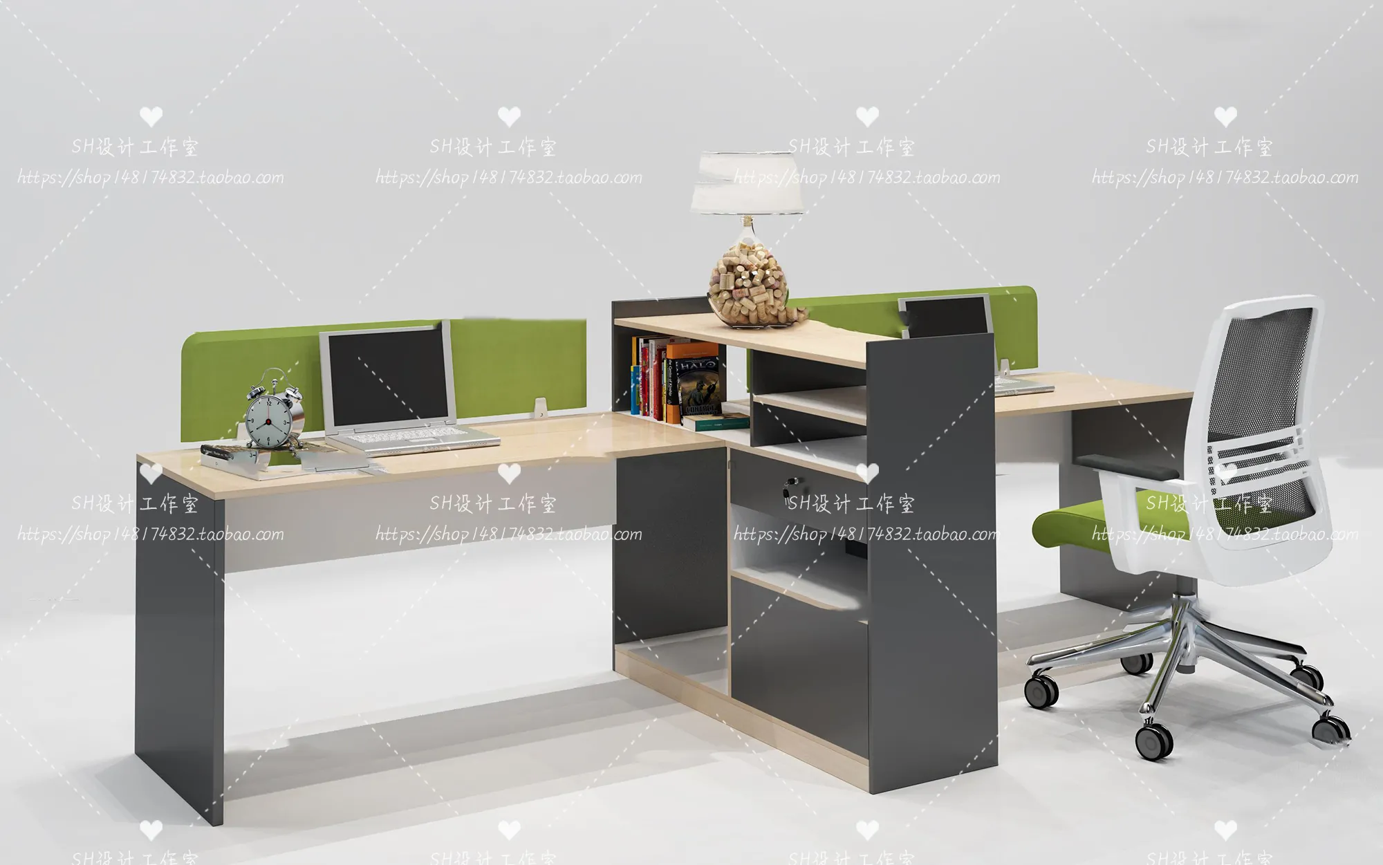 Office Table – Desk – 3D Models – 1419