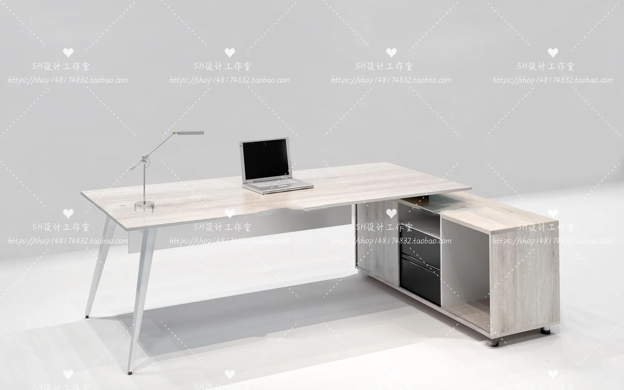 Office Table – Desk – 3D Models – 1421