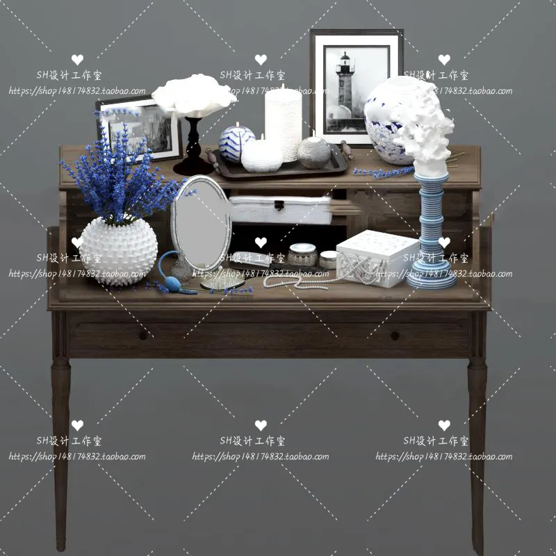 Dressing Table – 3D Models – 1460