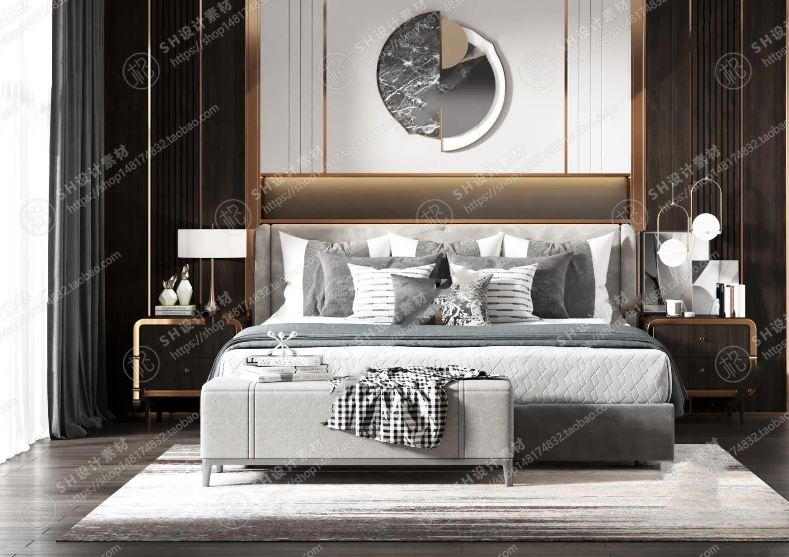 Bed – 3D Models – 1511