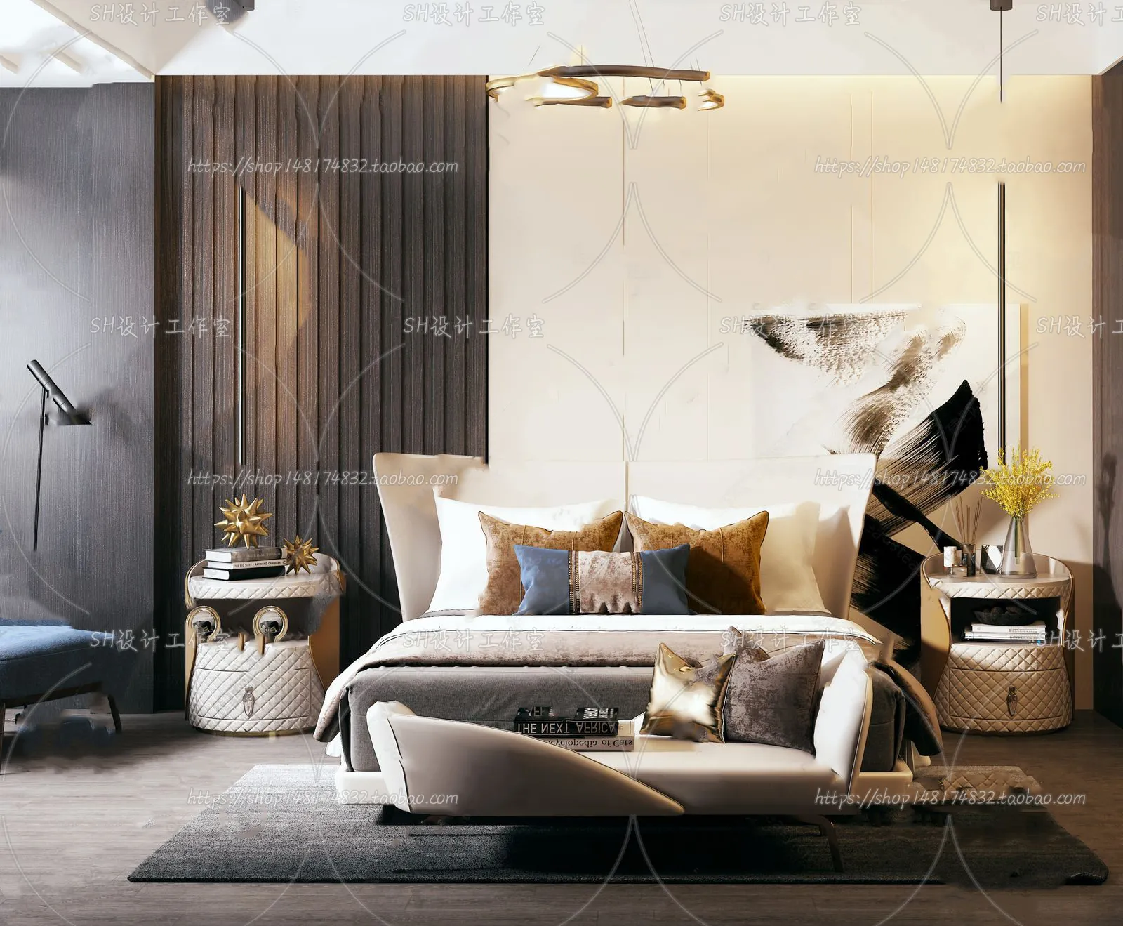 Bed – 3D Models – 1537