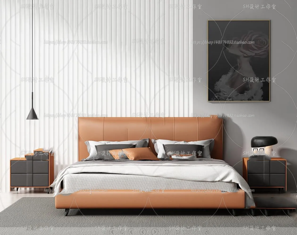 Bed – 3D Models – 1591