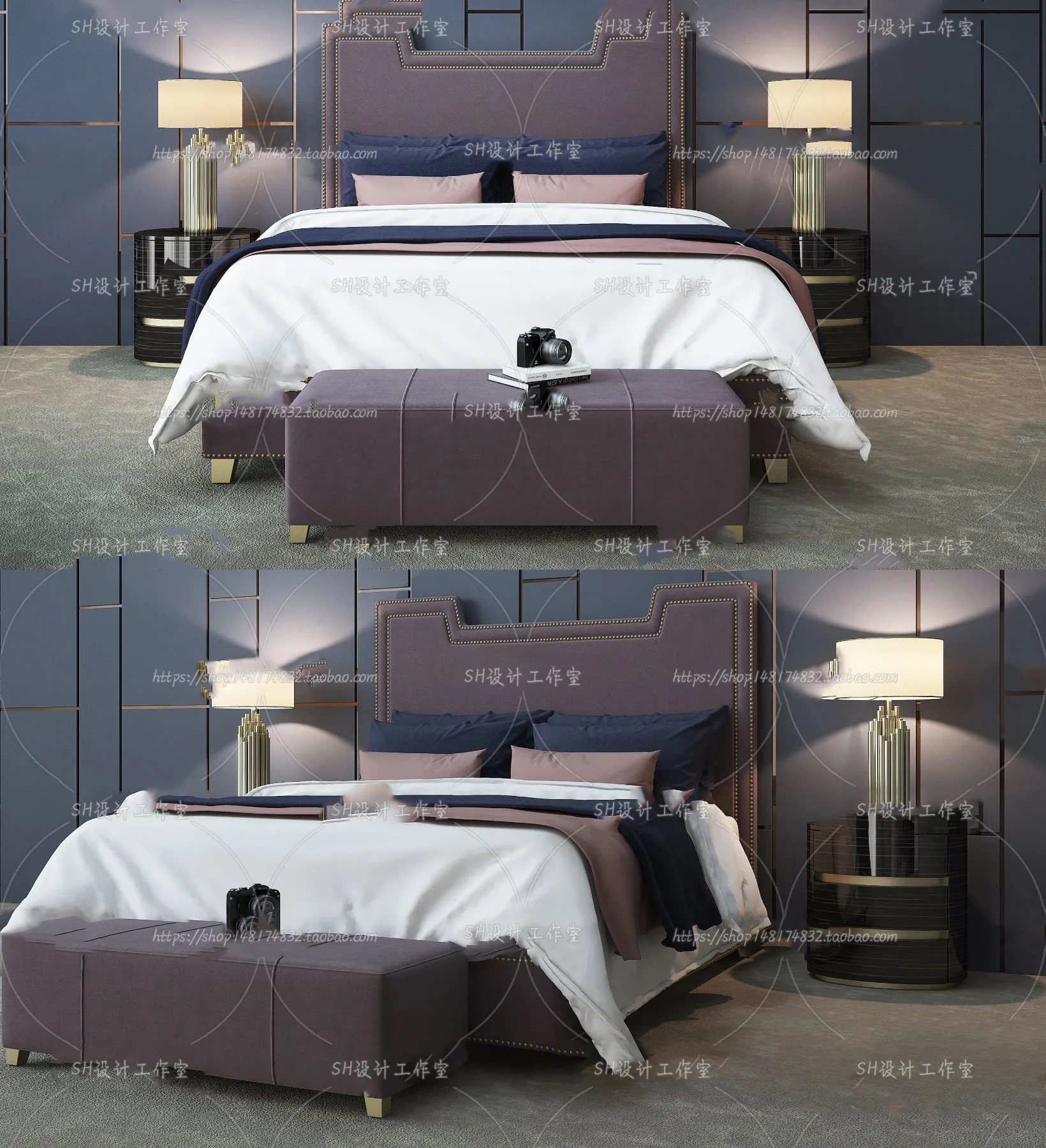 Bed – 3D Models – 1618