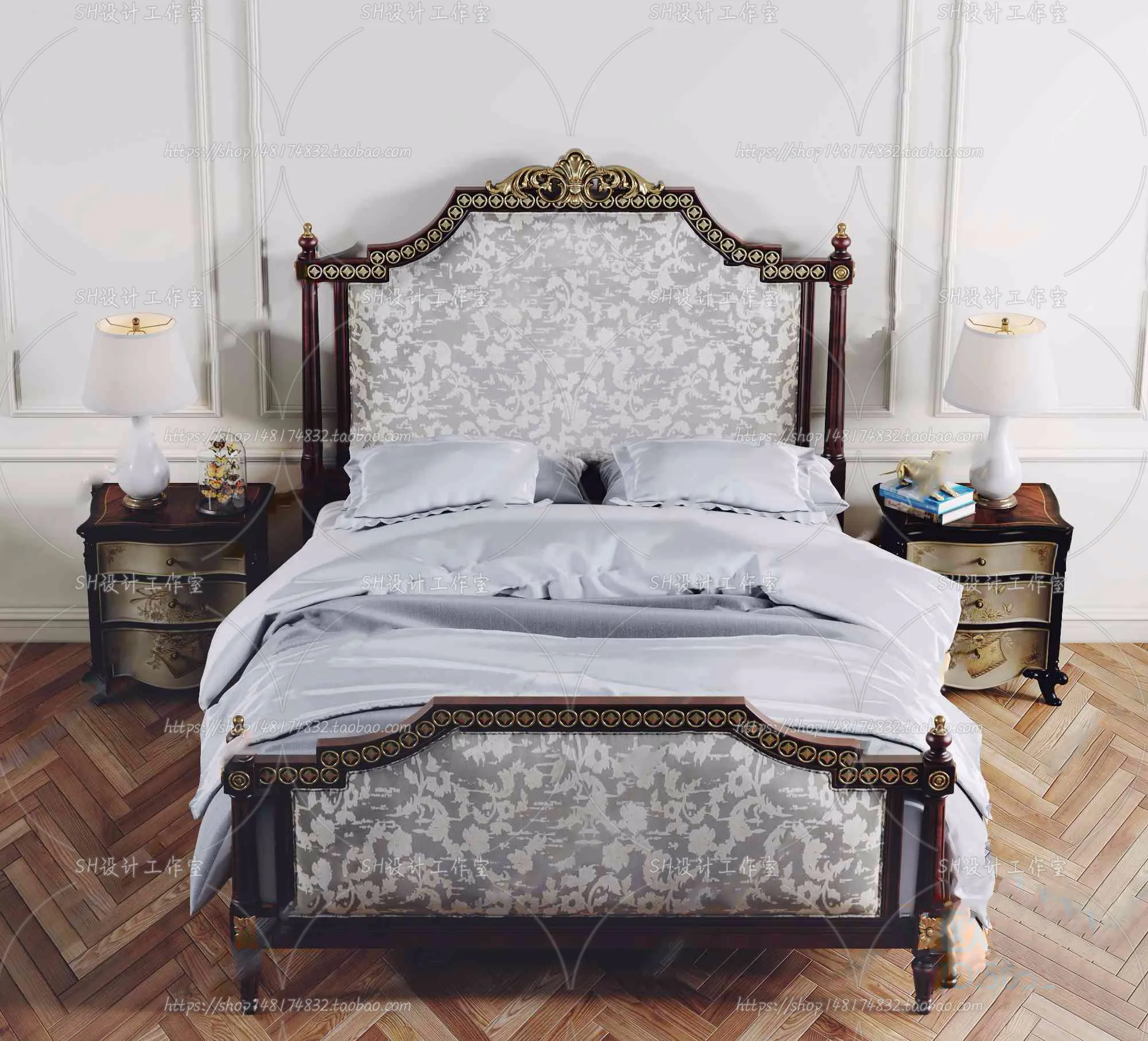 Bed – 3D Models – 1625