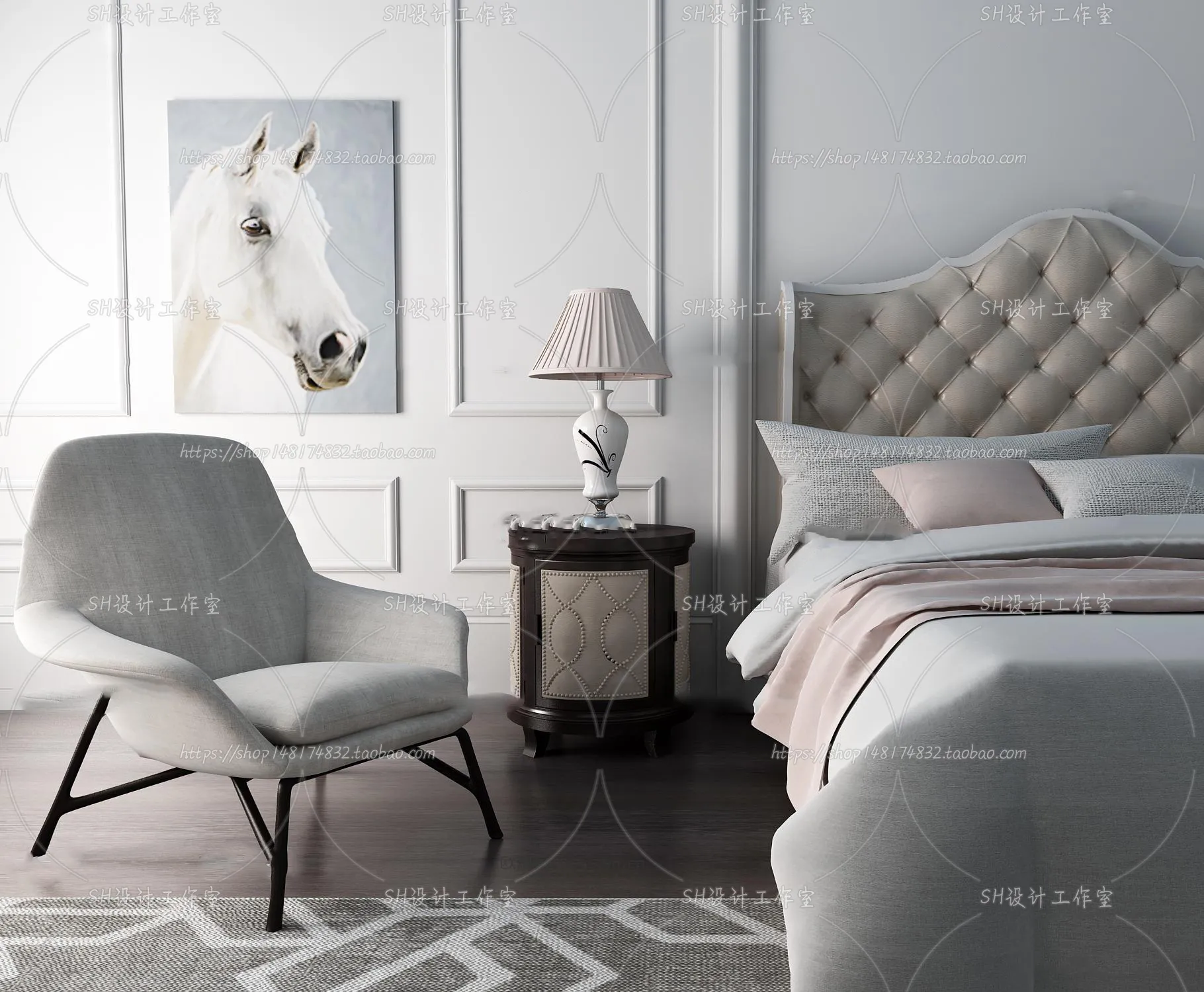 Bed – 3D Models – 1646