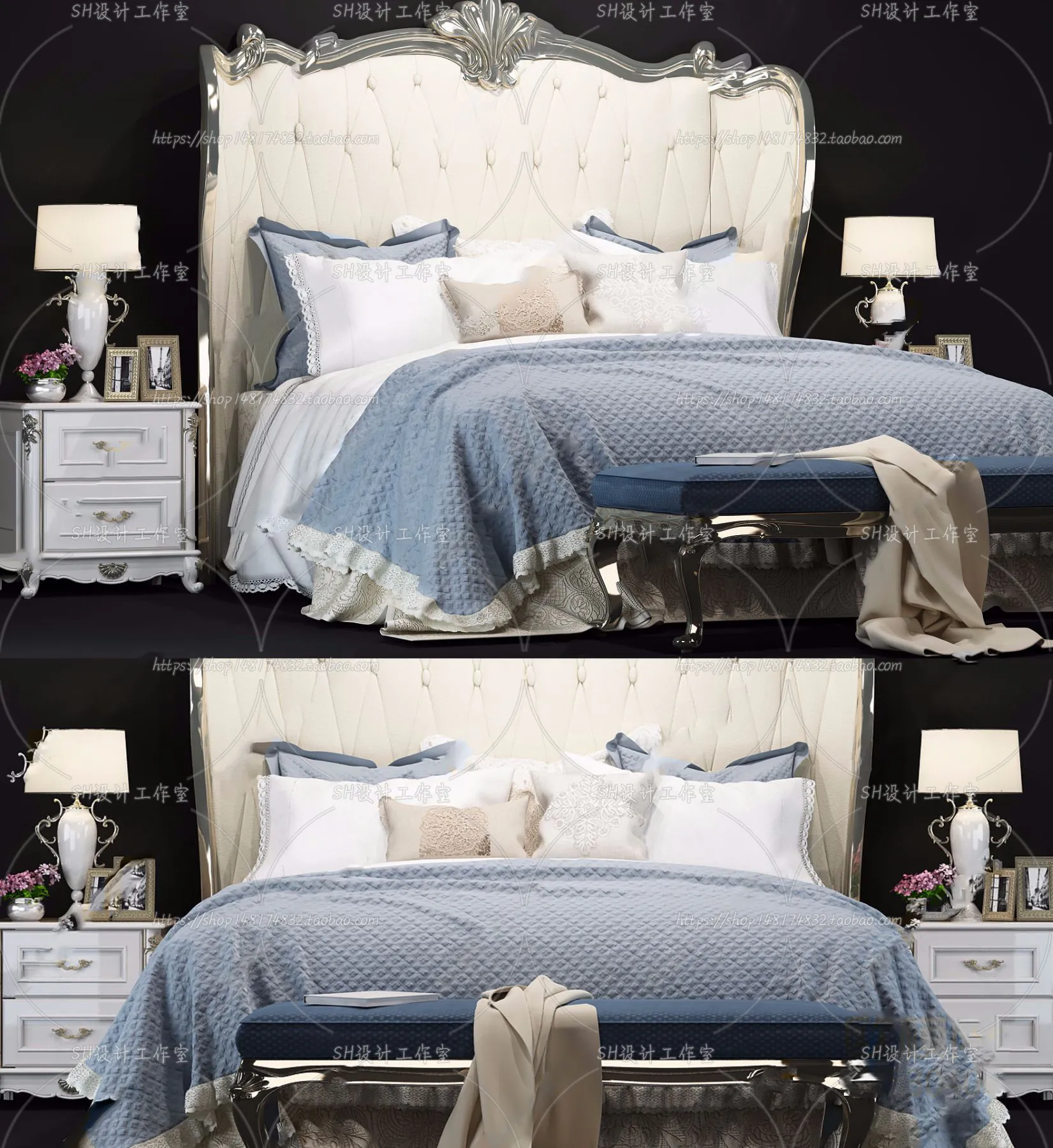 Bed – 3D Models – 1656