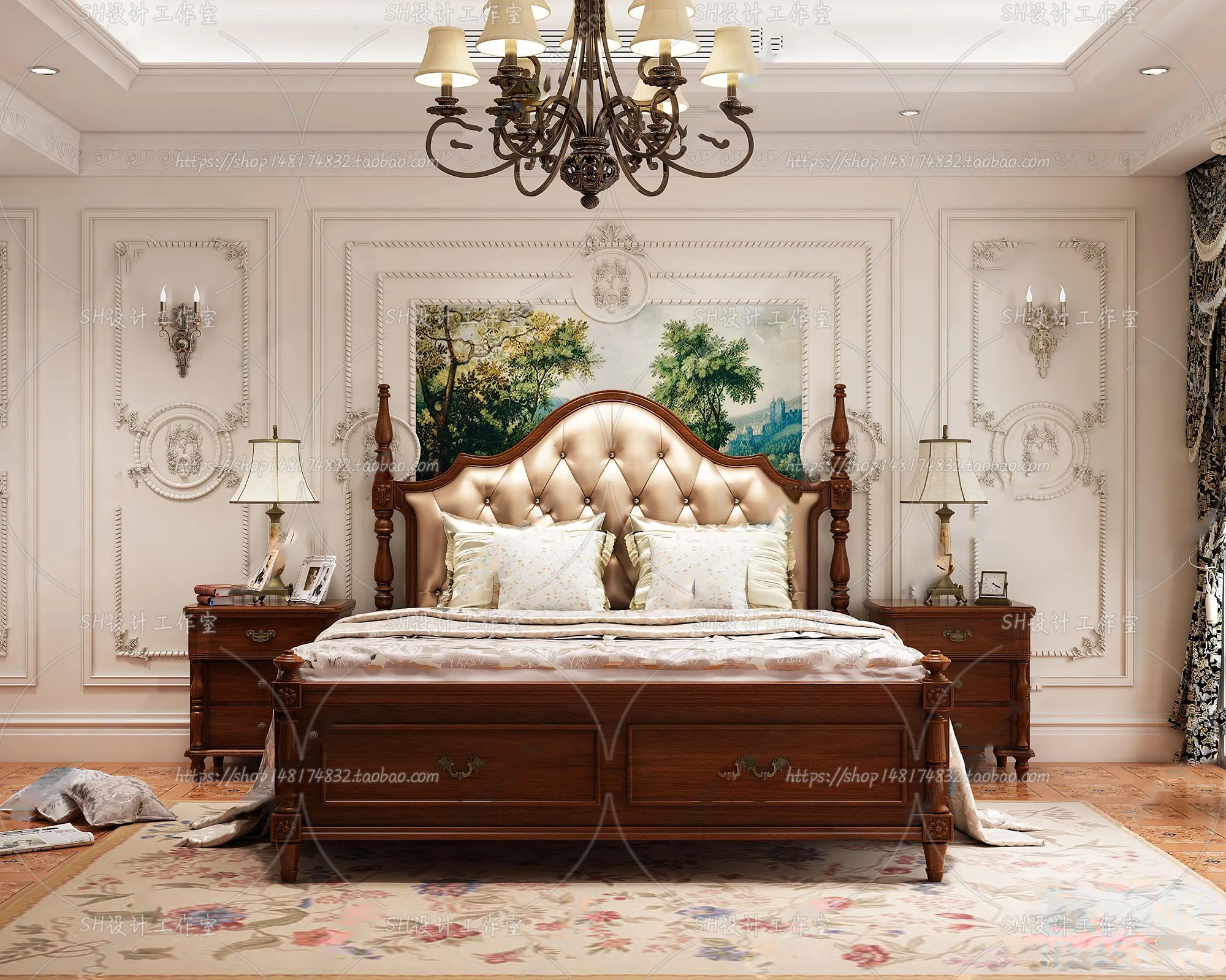 Bed – 3D Models – 1662