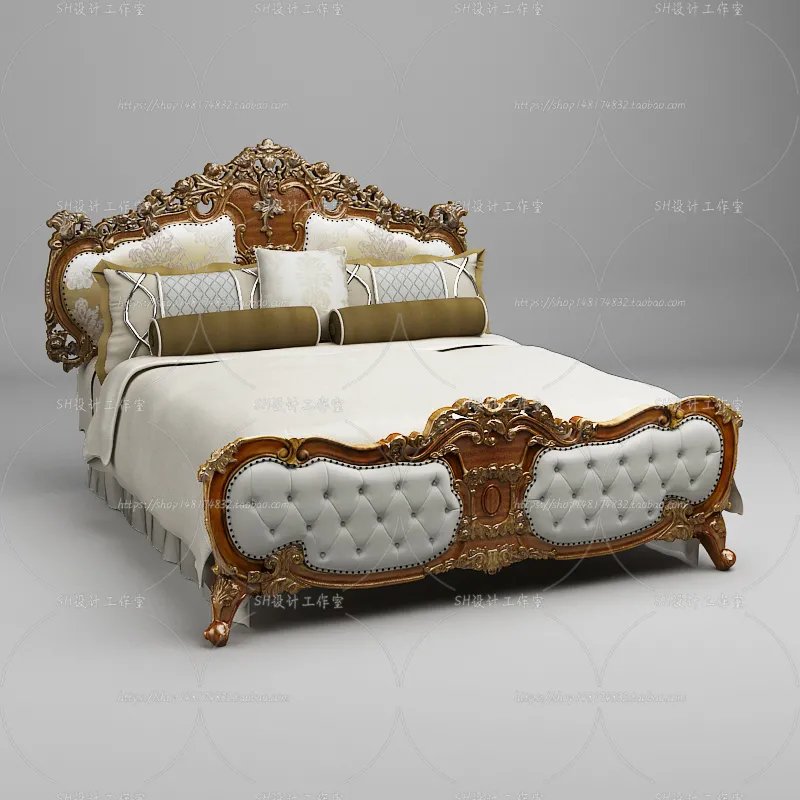Bed – 3D Models – 1682