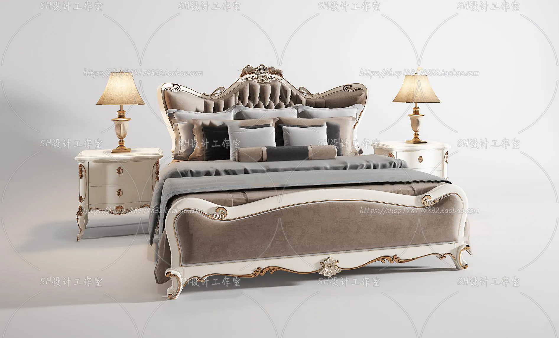 Bed – 3D Models – 1683