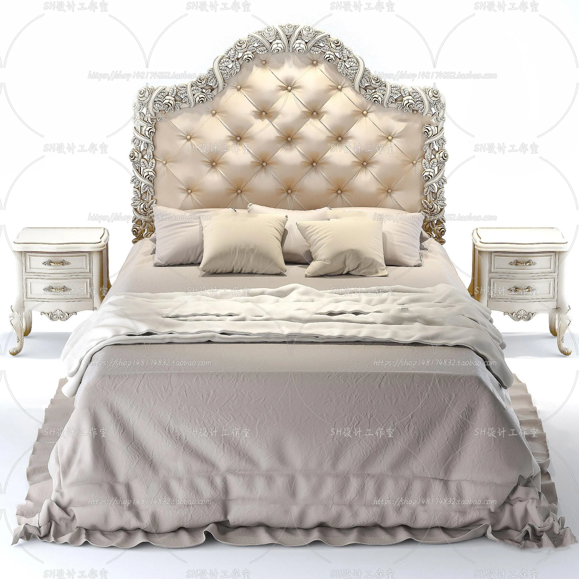 Bed – 3D Models – 1689