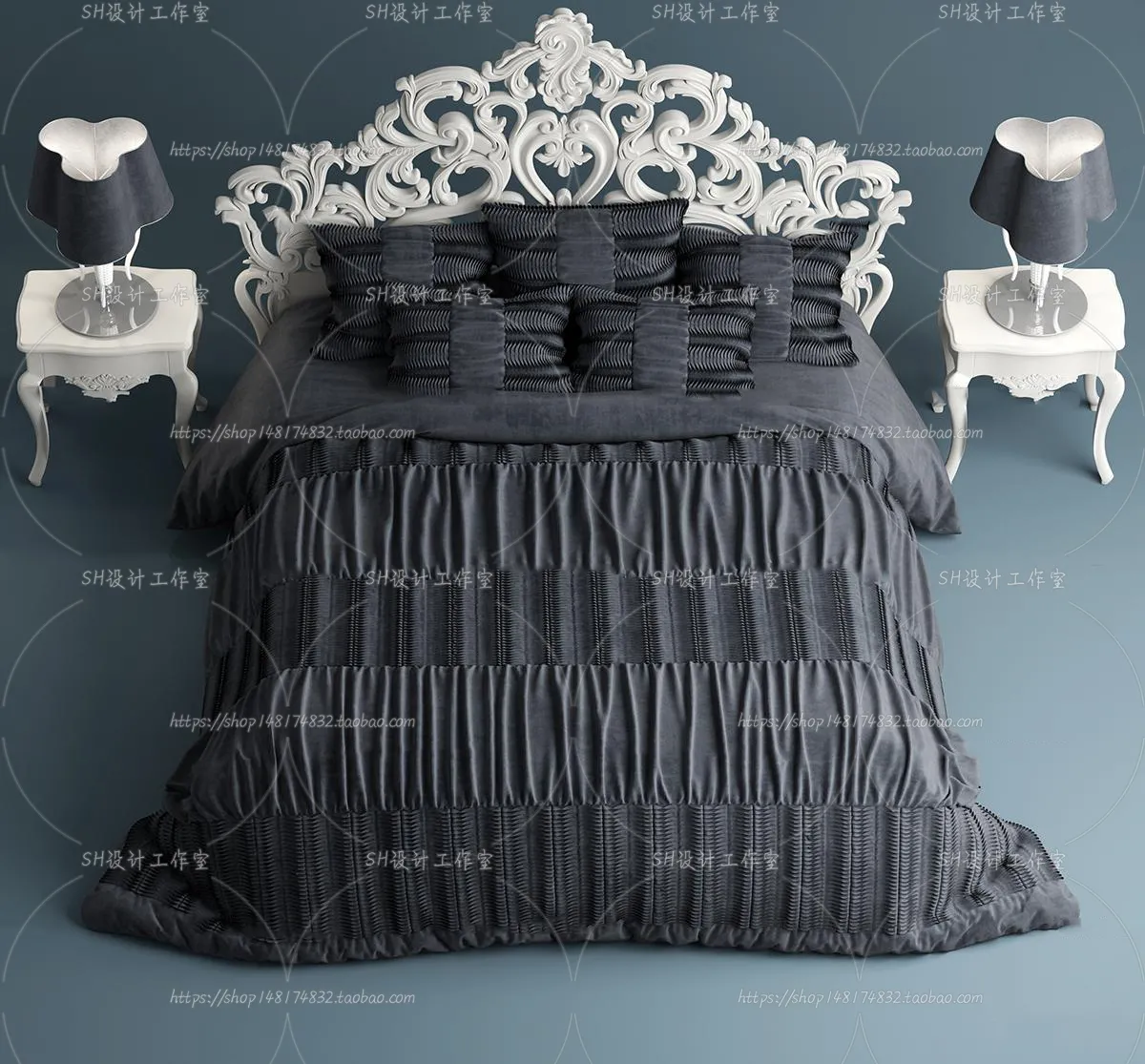 Bed – 3D Models – 1690