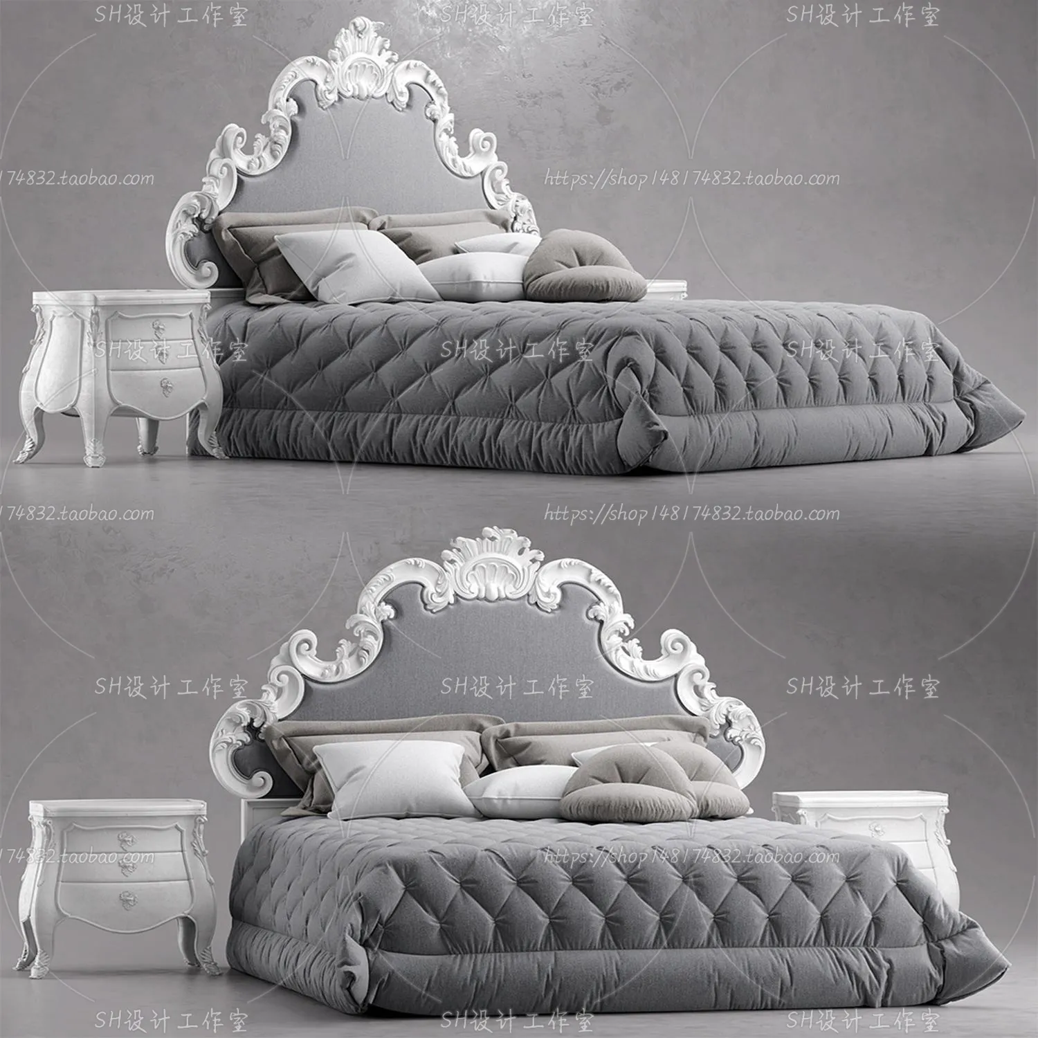 Bed – 3D Models – 1693
