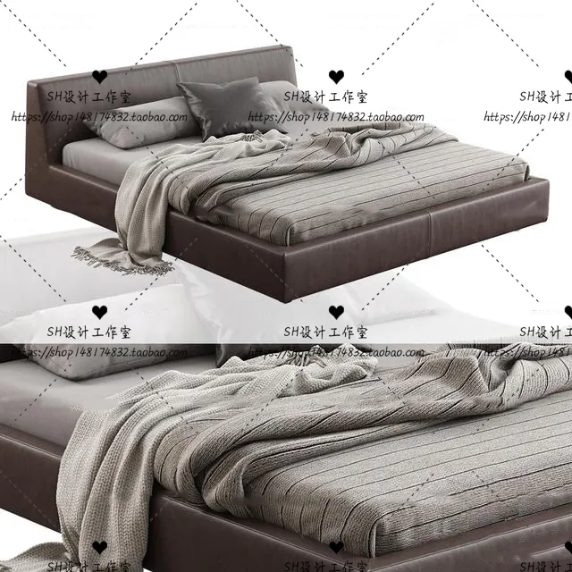Bed – 3D Models – 1738