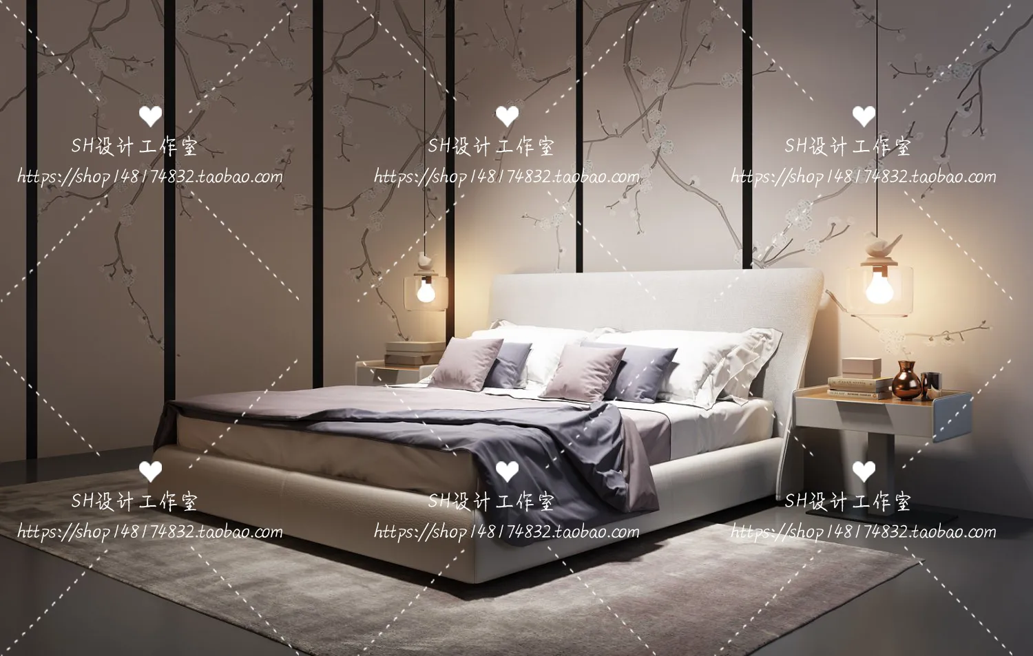 Bed – 3D Models – 1752