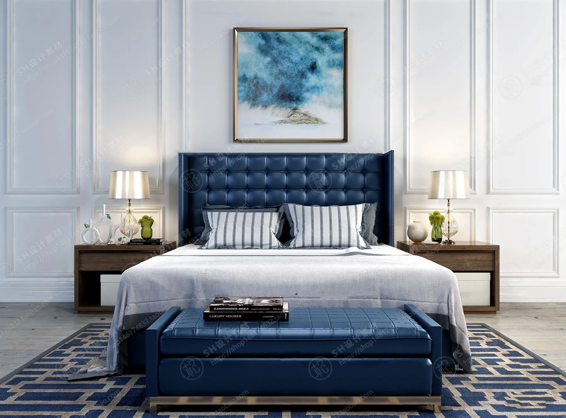 Bed – 3D Models – 1921