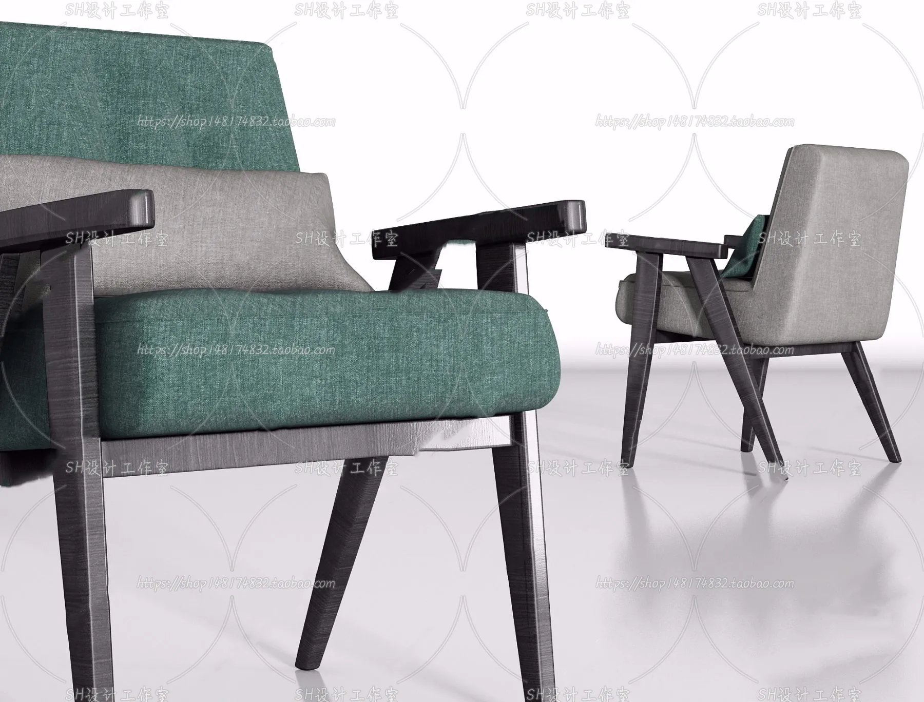 Chair – Single Chair 3D Models – 1957