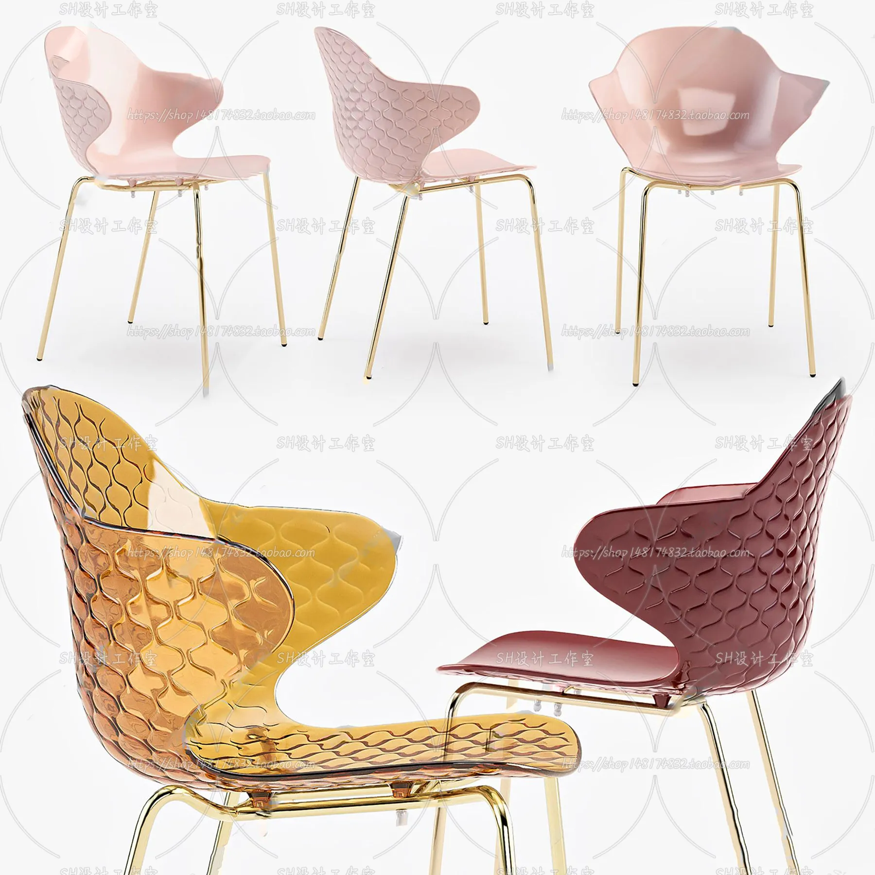 Chair – Single Chair 3D Models – 1990
