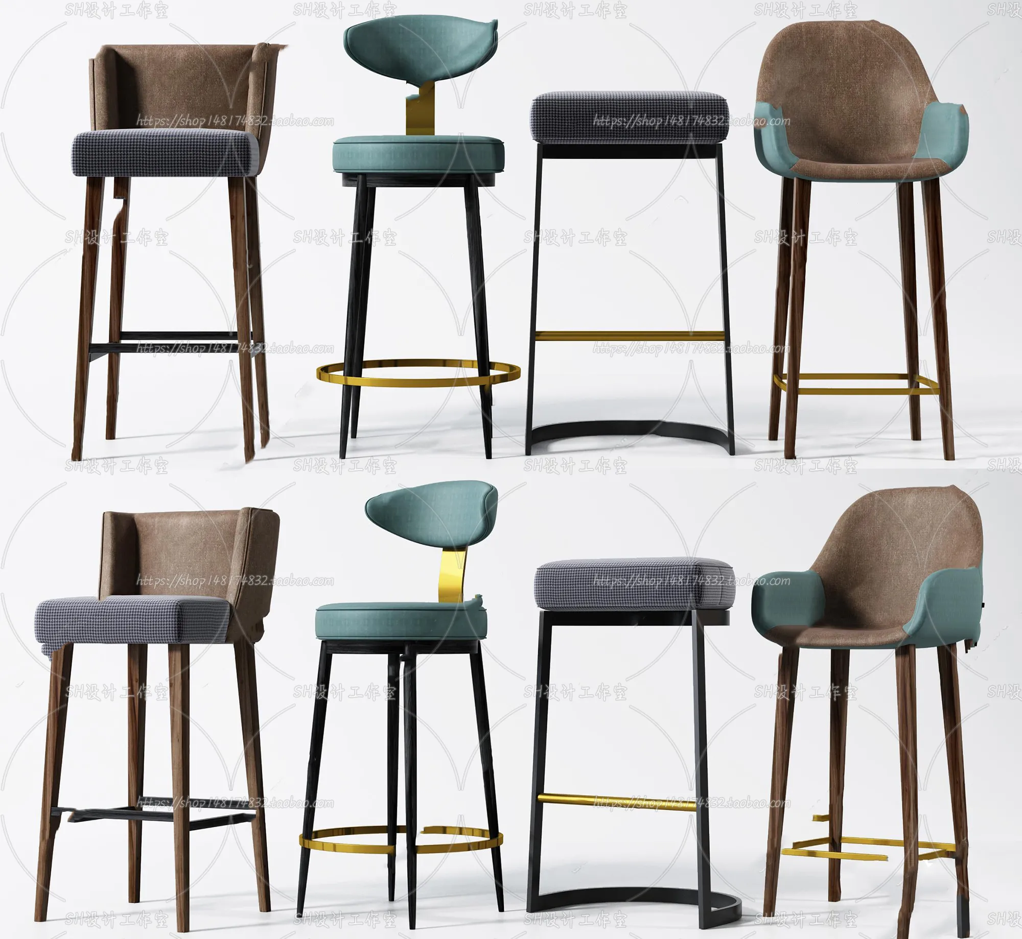 Bar Chair 3D Models – 2060