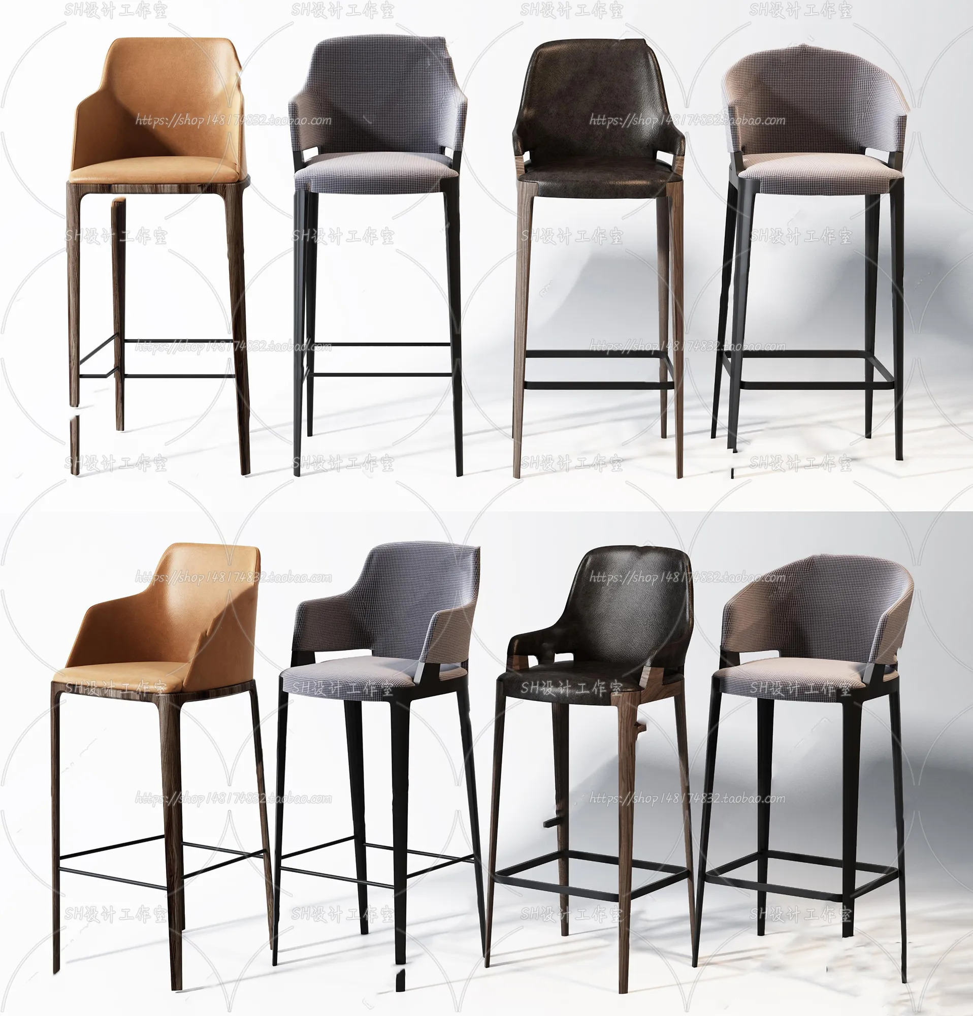 Bar Chair 3D Models – 2063