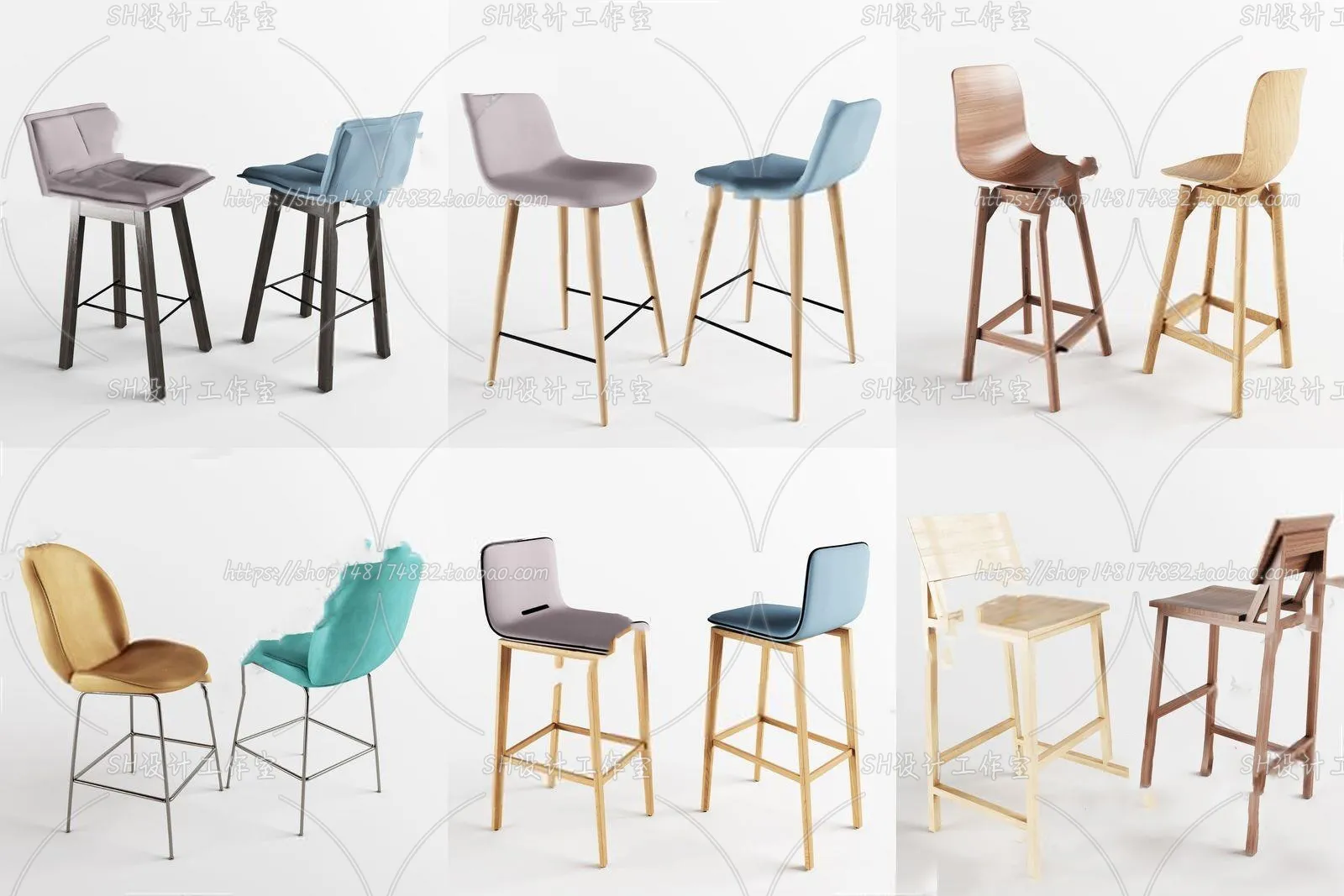 Bar Chair 3D Models – 2080