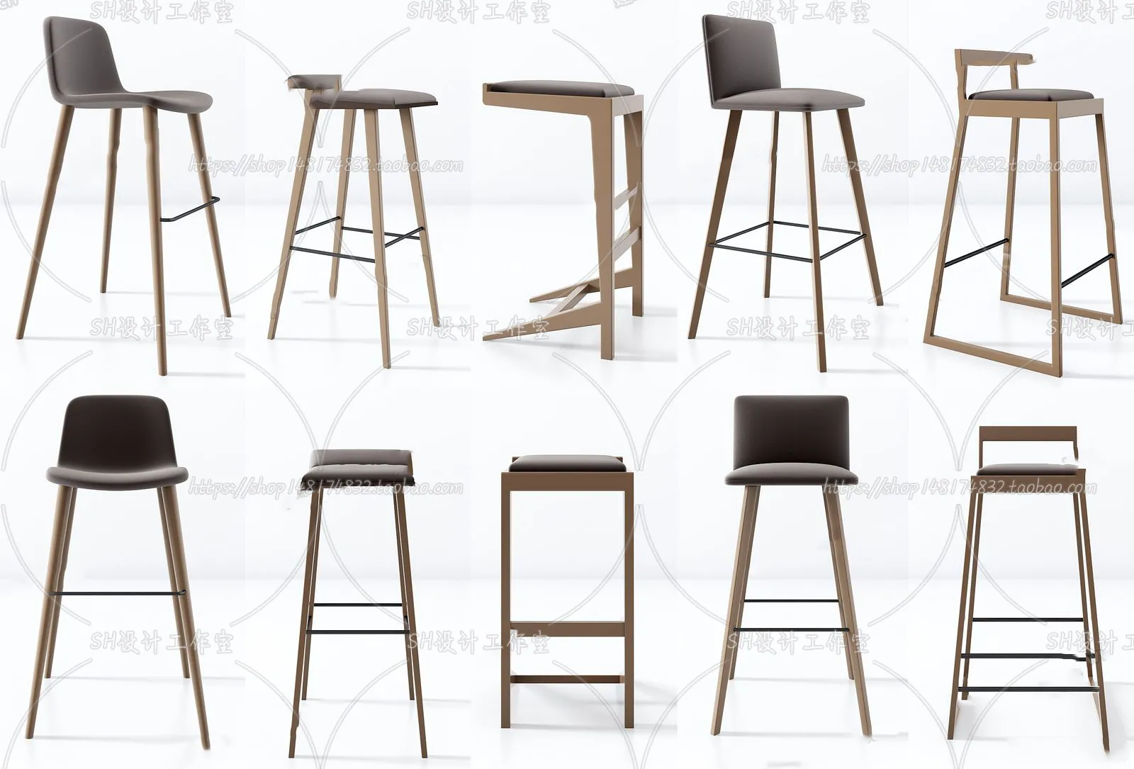 Bar Chair 3D Models – 2083