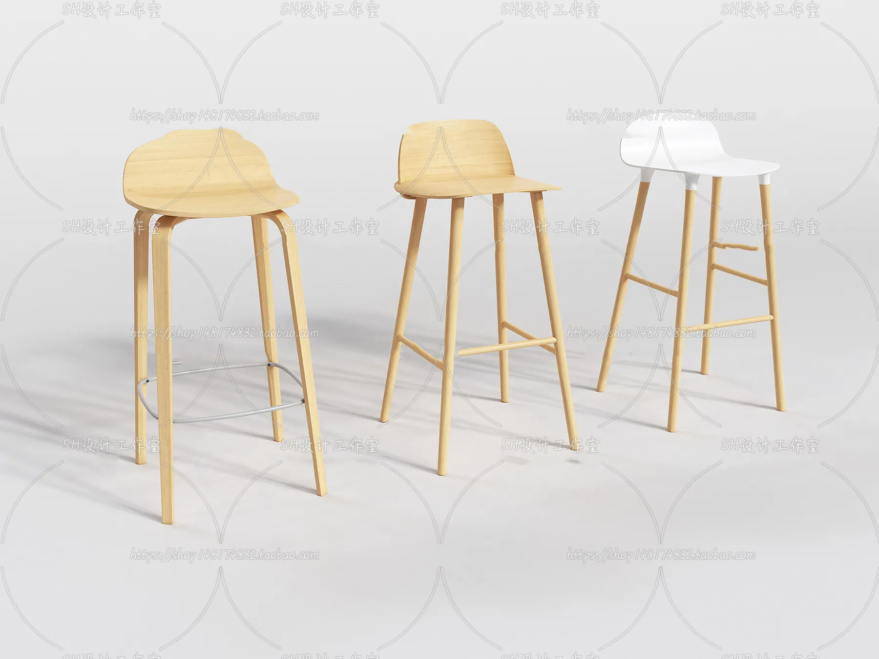 Bar Chair 3D Models – 2112