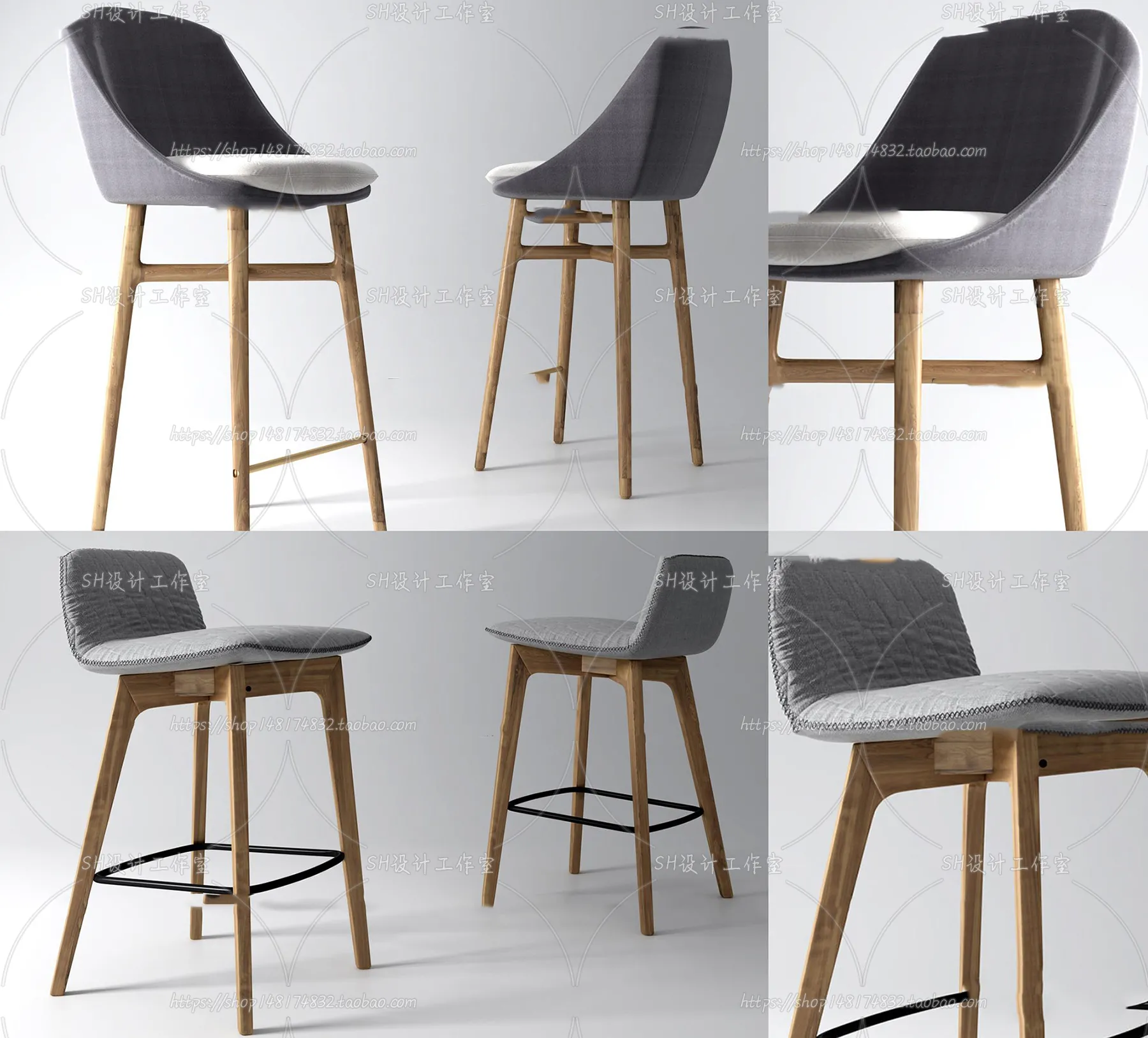 Bar Chair 3D Models – 2114