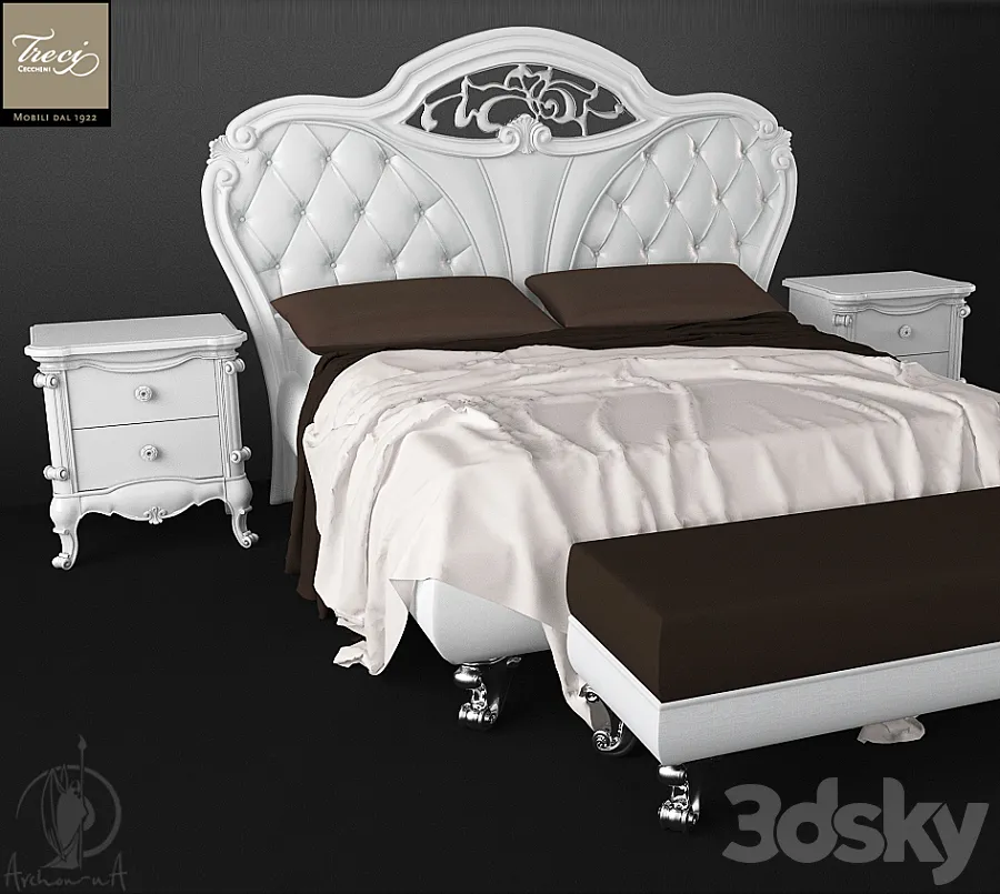 Furniture – Bed 3D Models – 0496