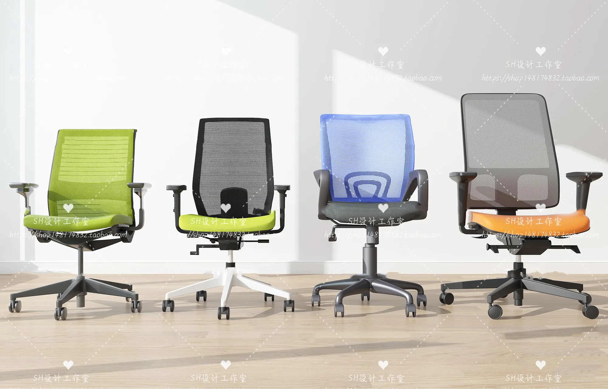 Office Chair 3D Models – 2165