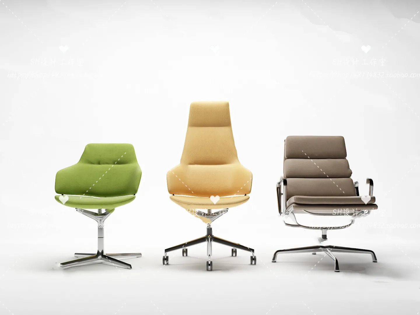 Office Chair 3D Models – 2175
