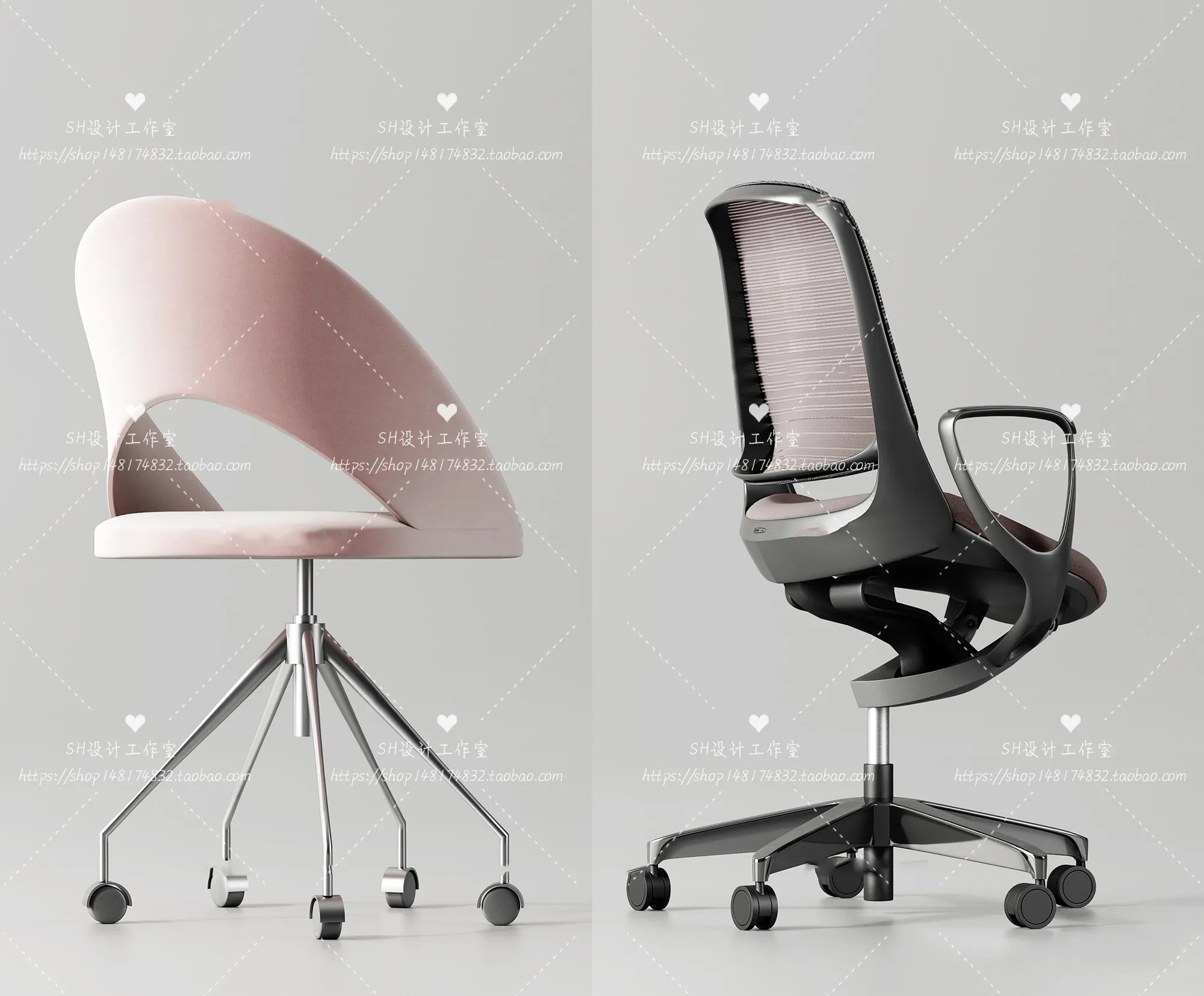 Office Chair 3D Models – 2195