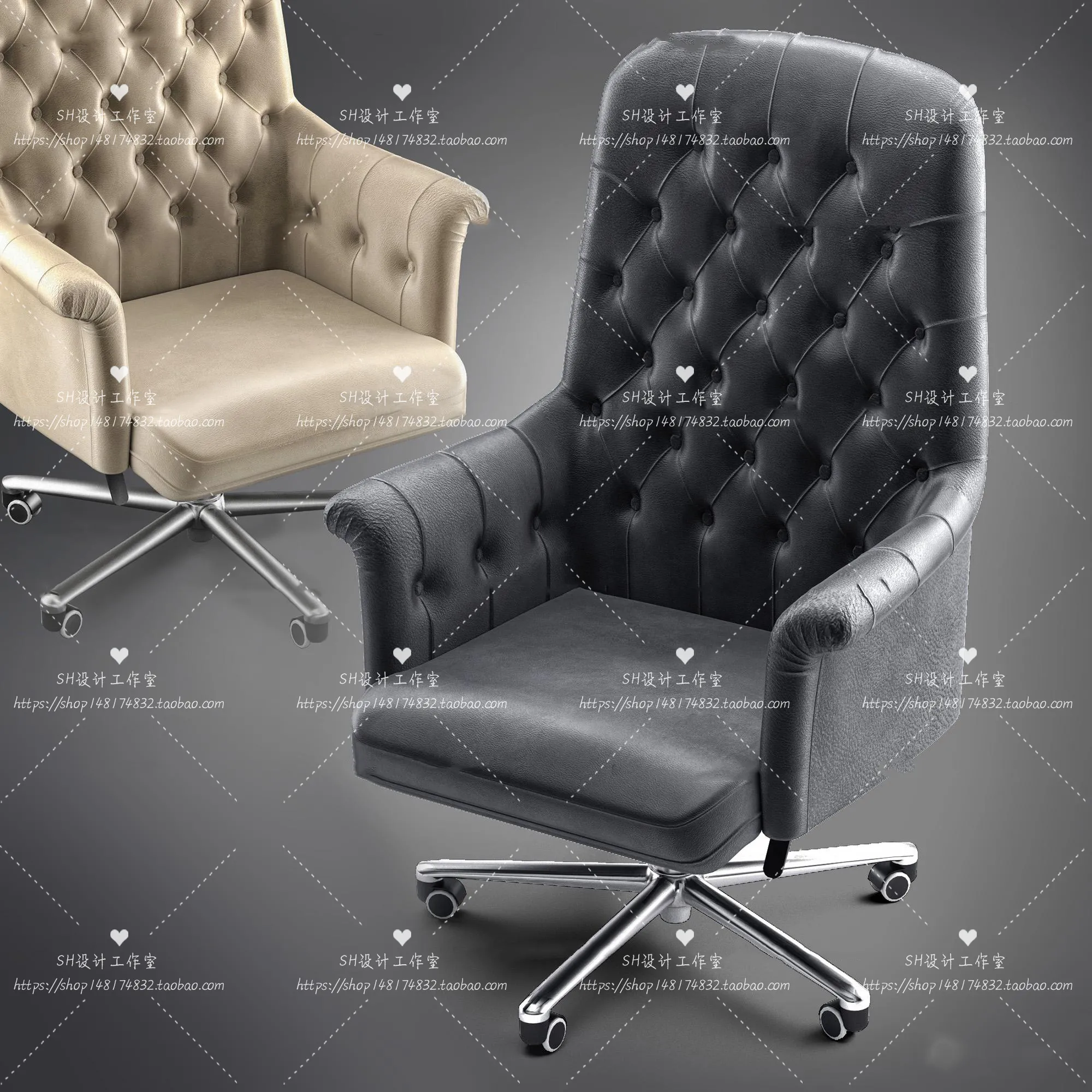 Office Chair 3D Models – 2210