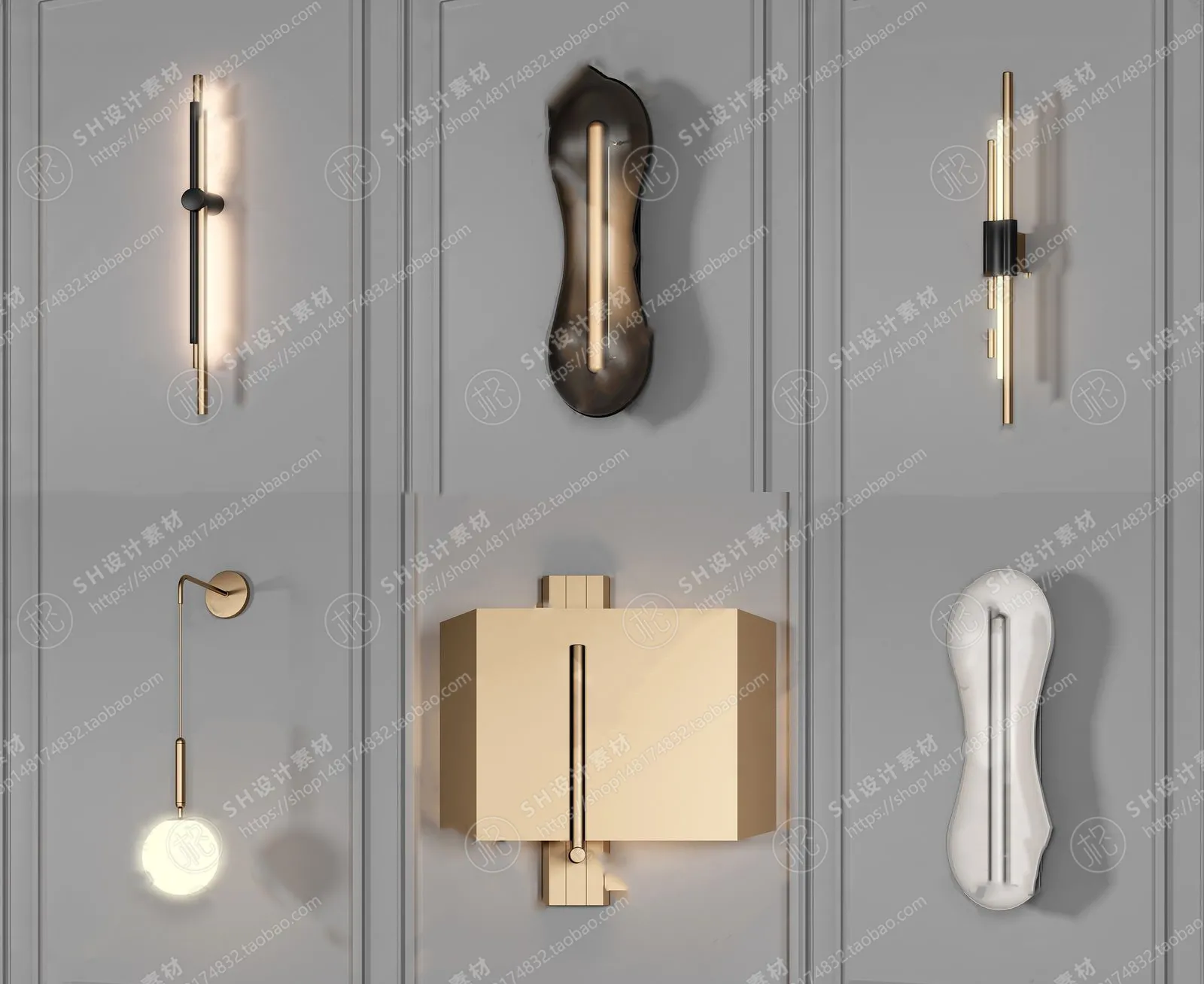 Wall Lamp – 3D Models – 2318