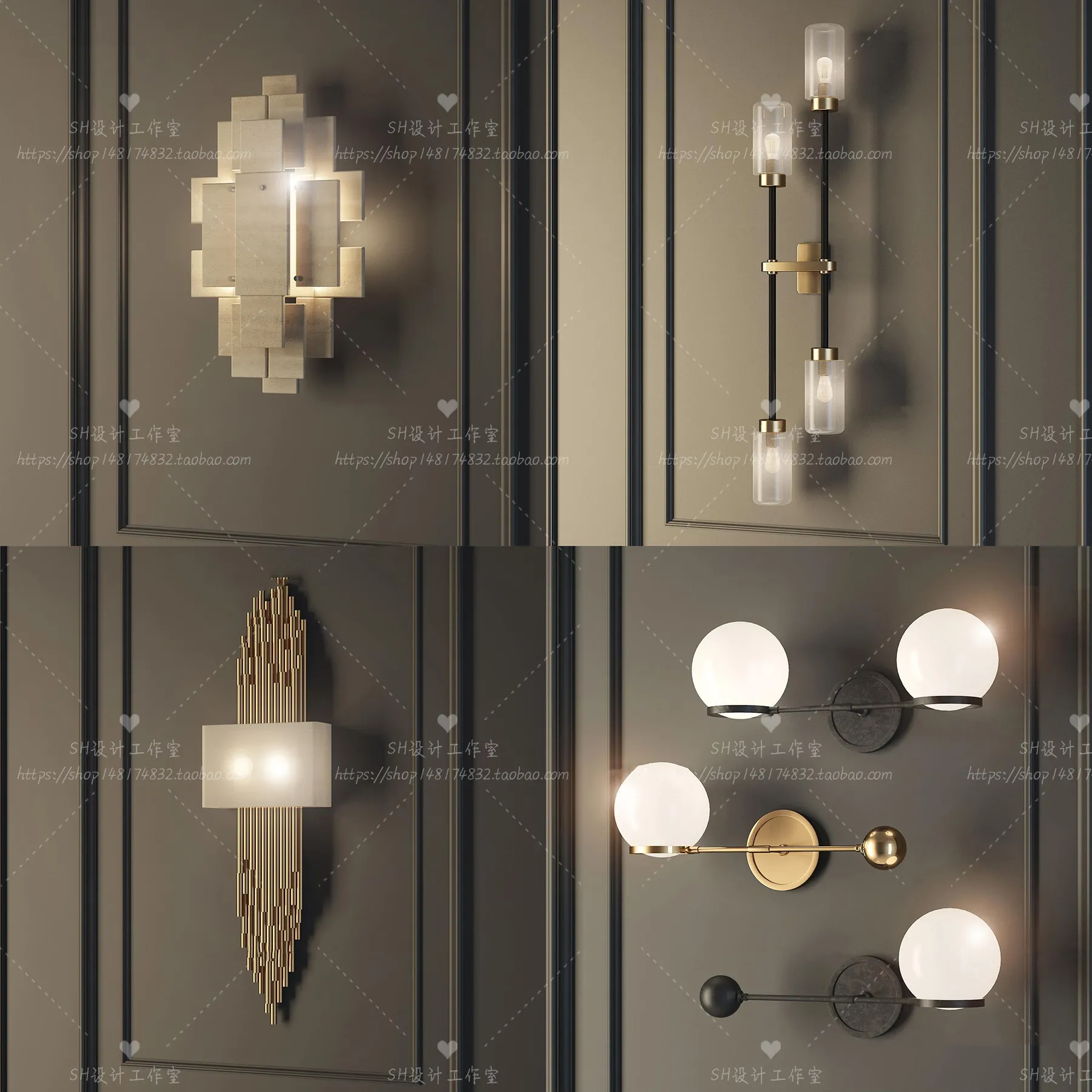 Wall Lamp – 3D Models – 2326
