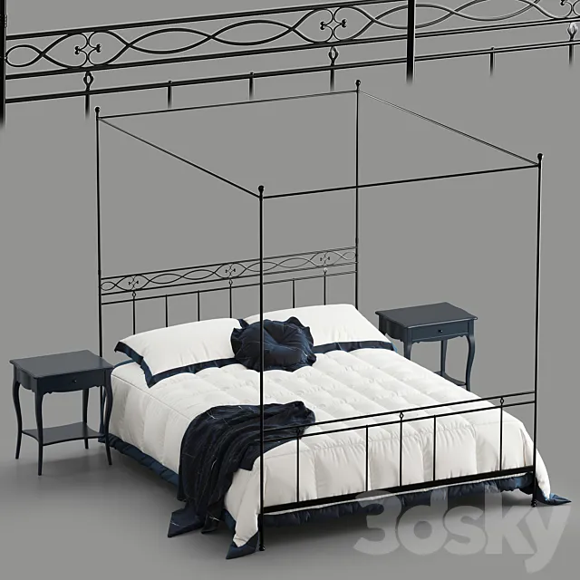 Furniture – Bed 3D Models – 0514