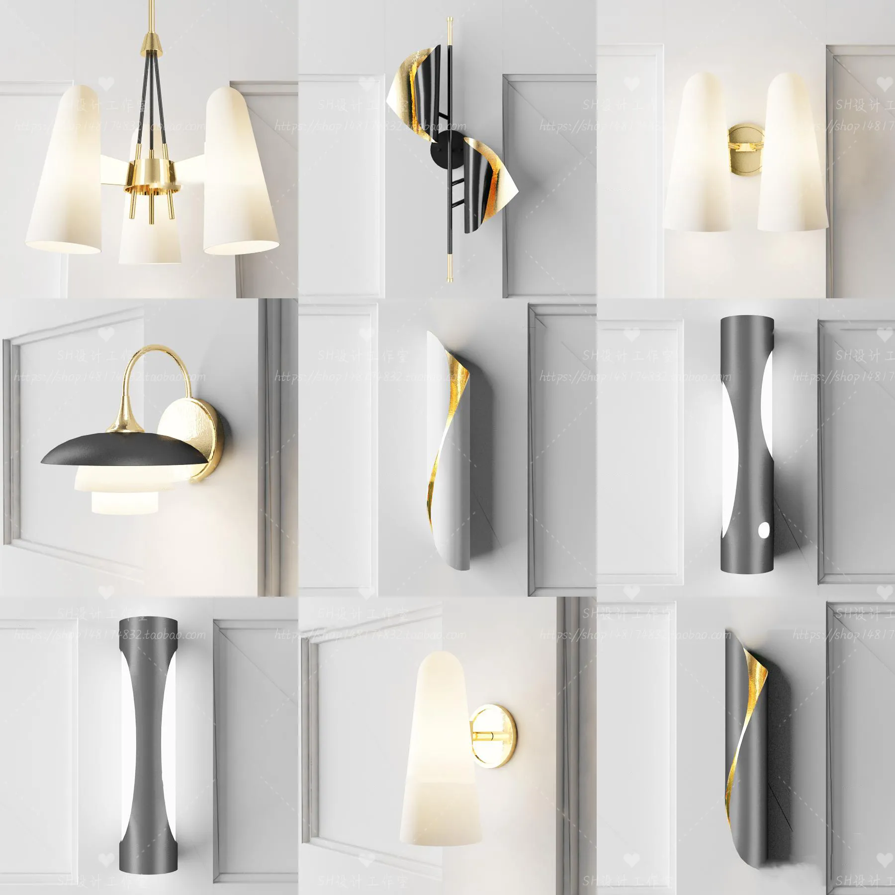 Wall Lamp – 3D Models – 2351