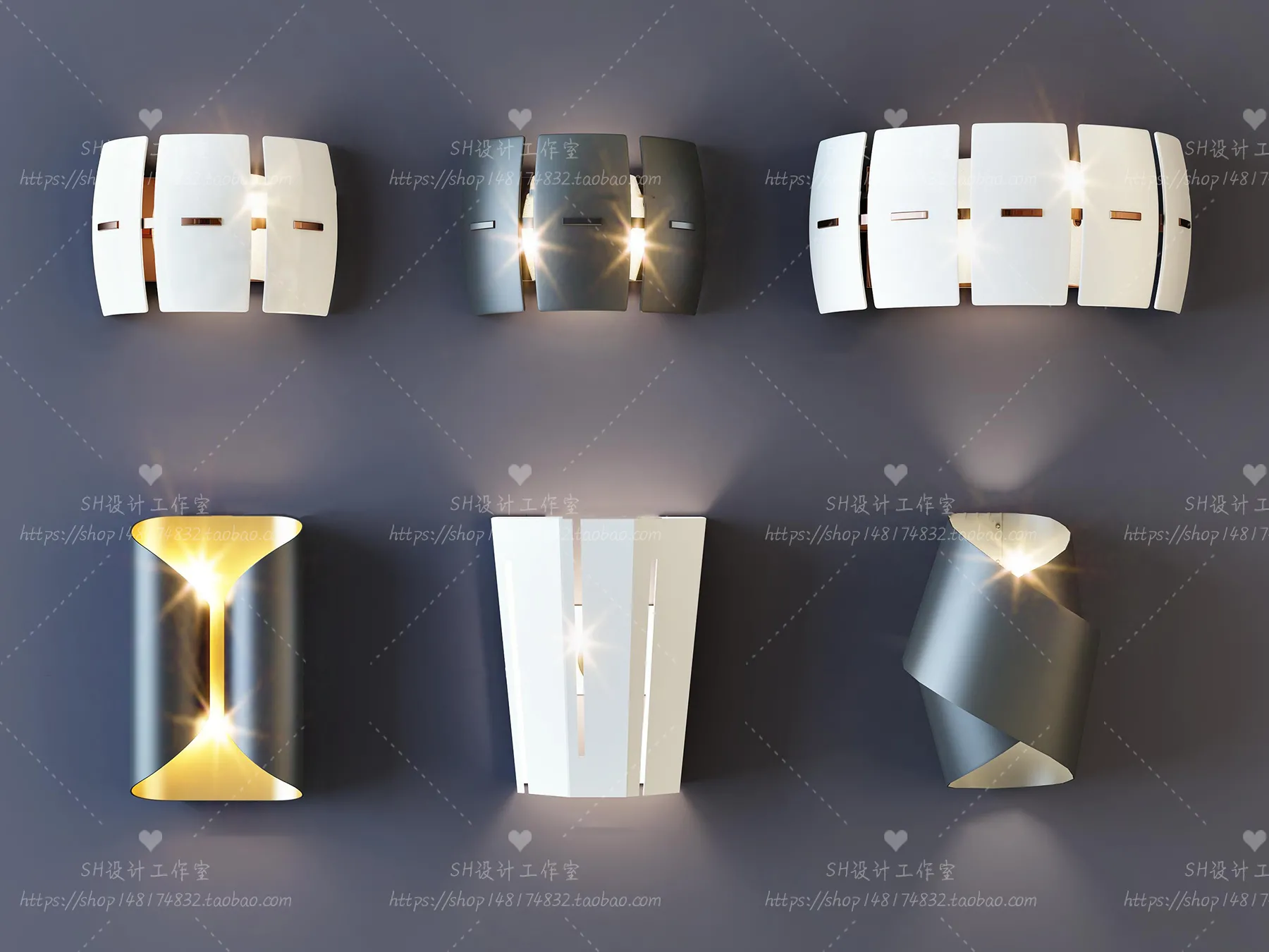 Wall Lamp – 3D Models – 2372