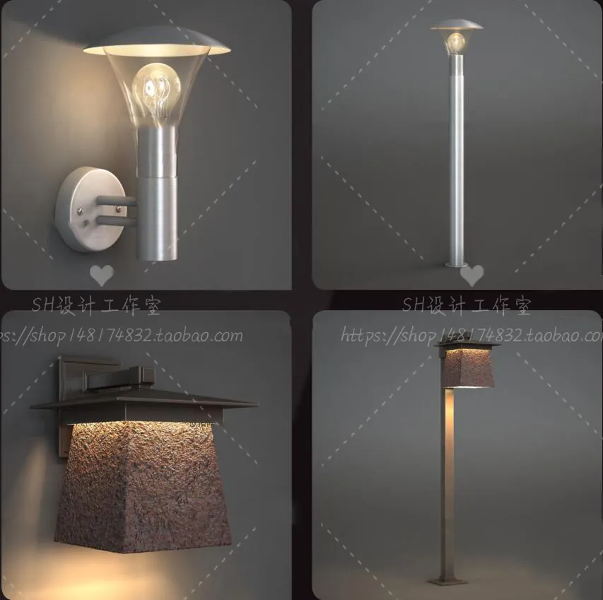 Wall Lamp – 3D Models – 2418
