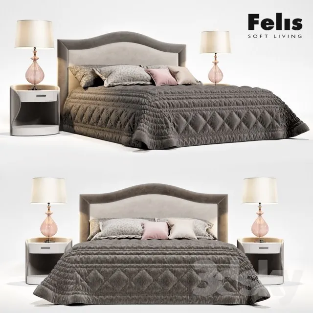 Furniture – Bed 3D Models – 0537
